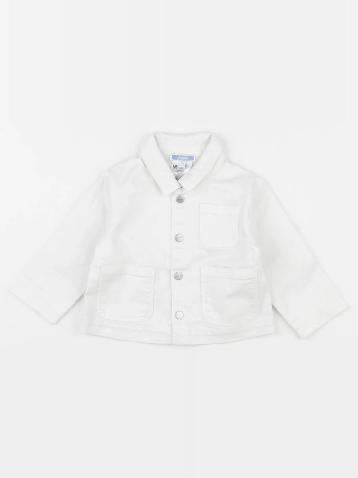 Jacadi - veste blanc - 12 mois
