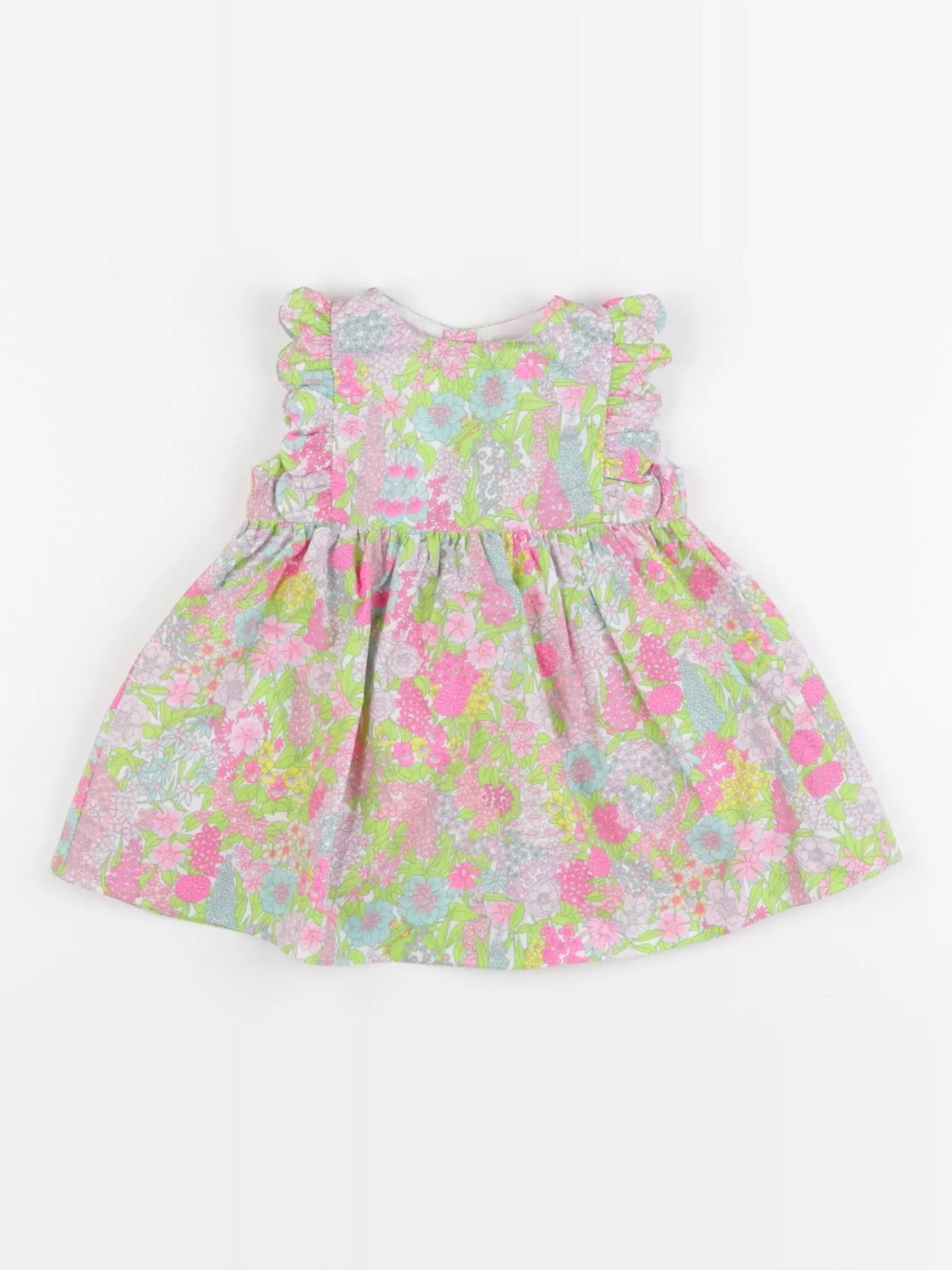 Jacadi - robe liberty multicolore - 3 mois