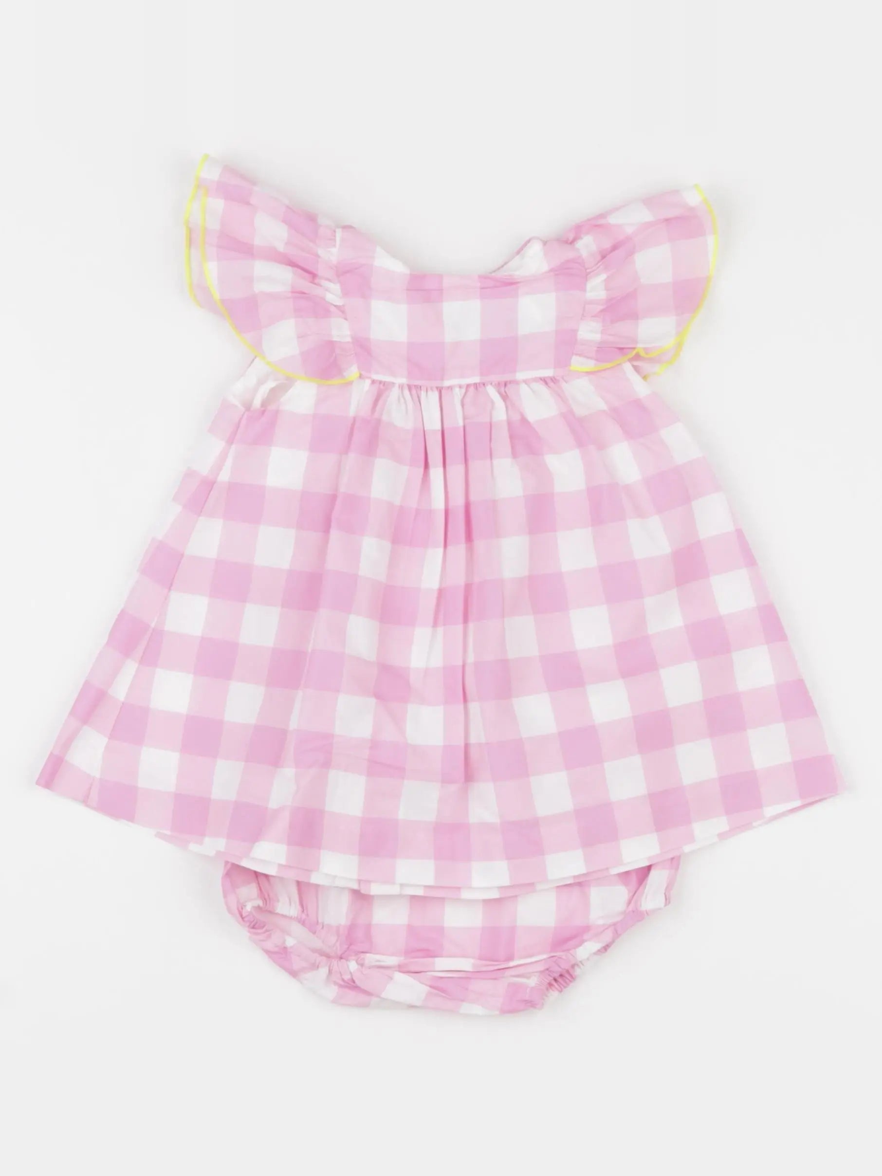 Jacadi - robe blanc, rose - 3 mois