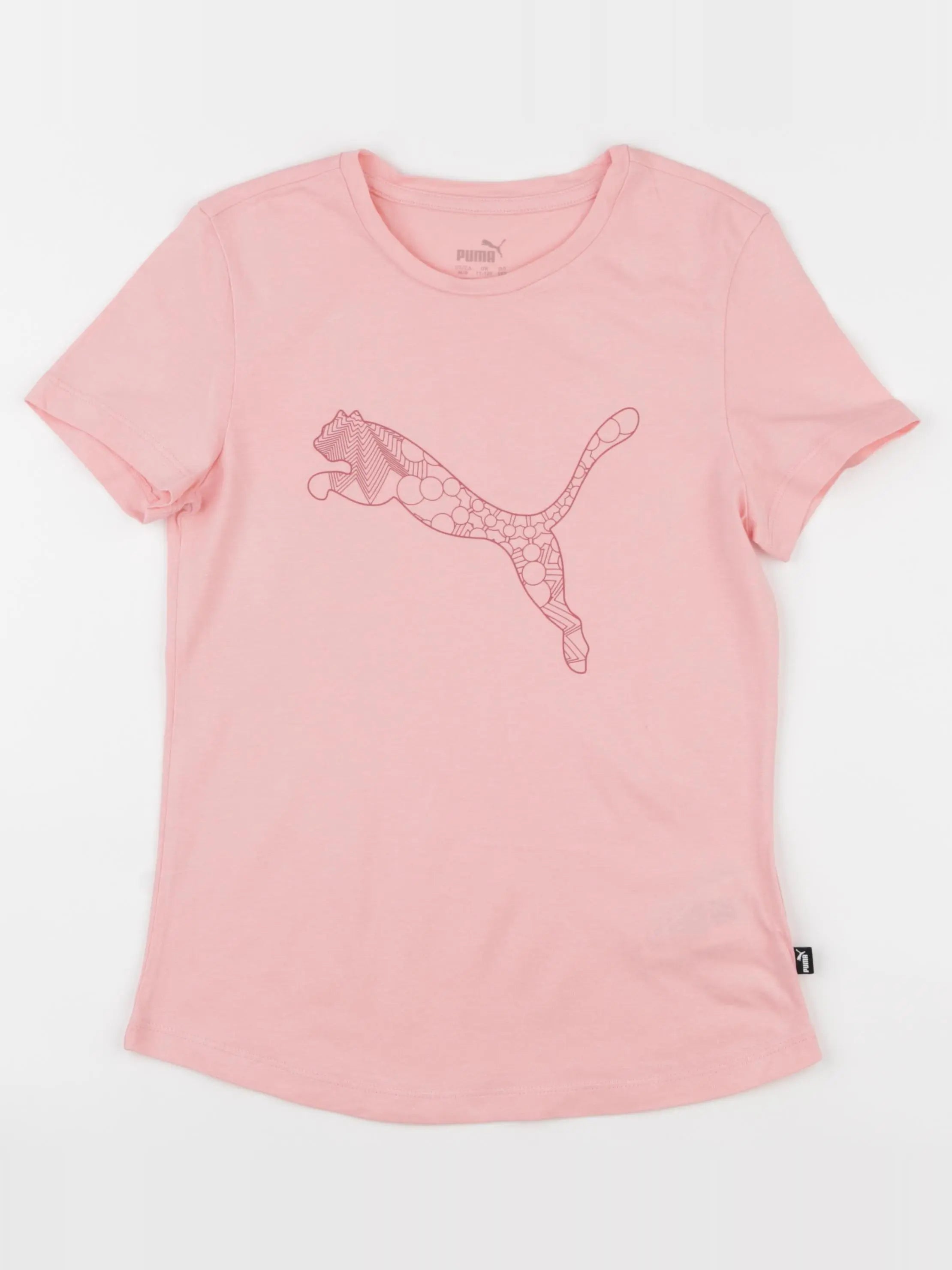Puma - tee-shirt rose - 11/12 ans