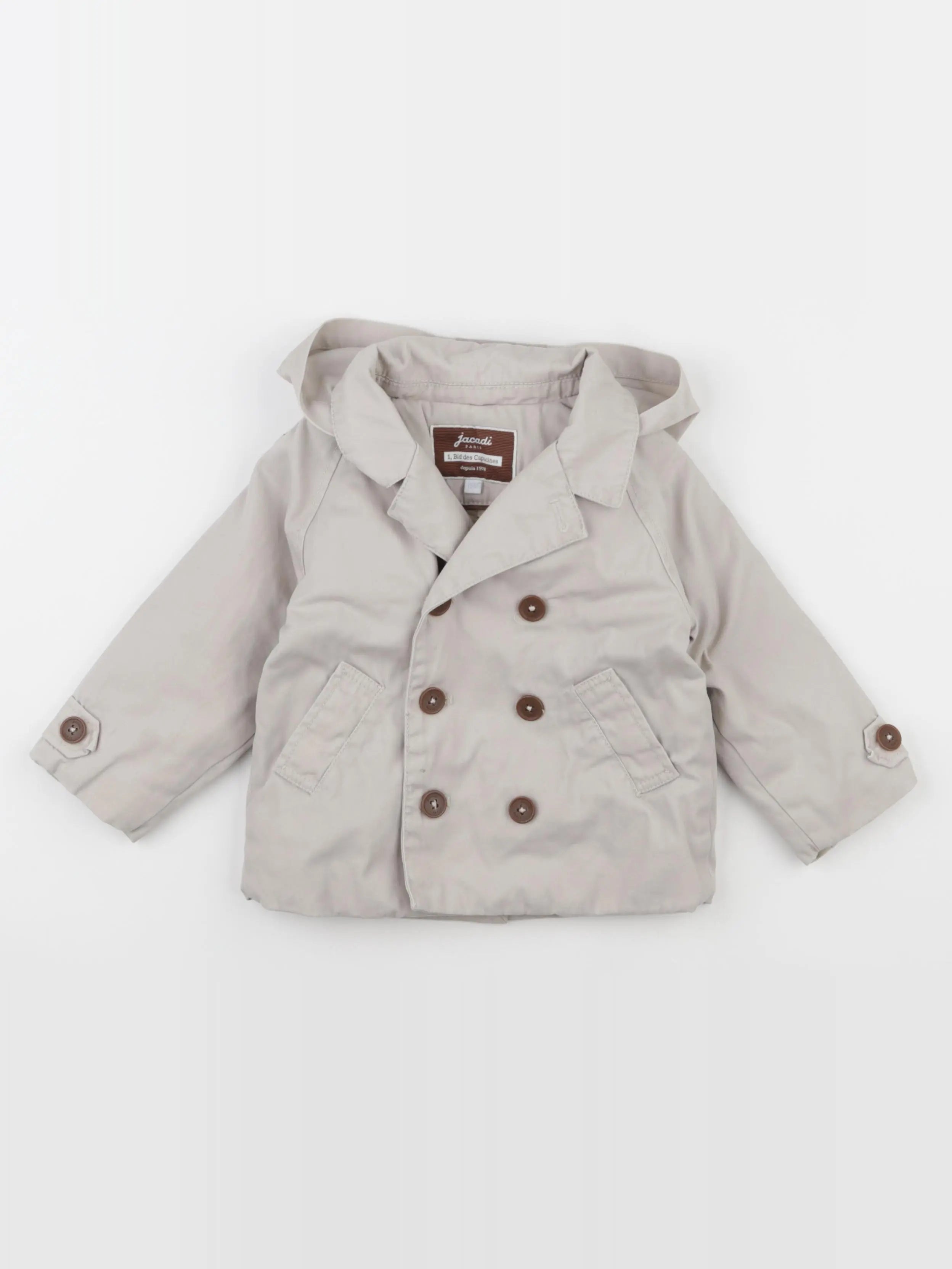 Jacadi - trench beige - 18 mois