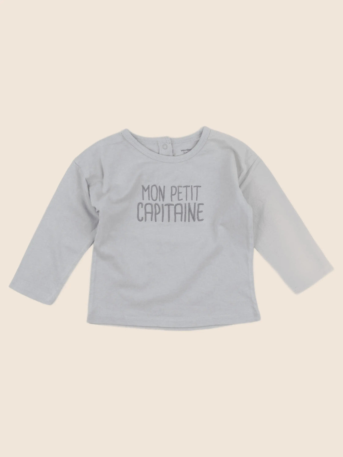 Vertbaudet - tee-shirt bleu - 18 mois