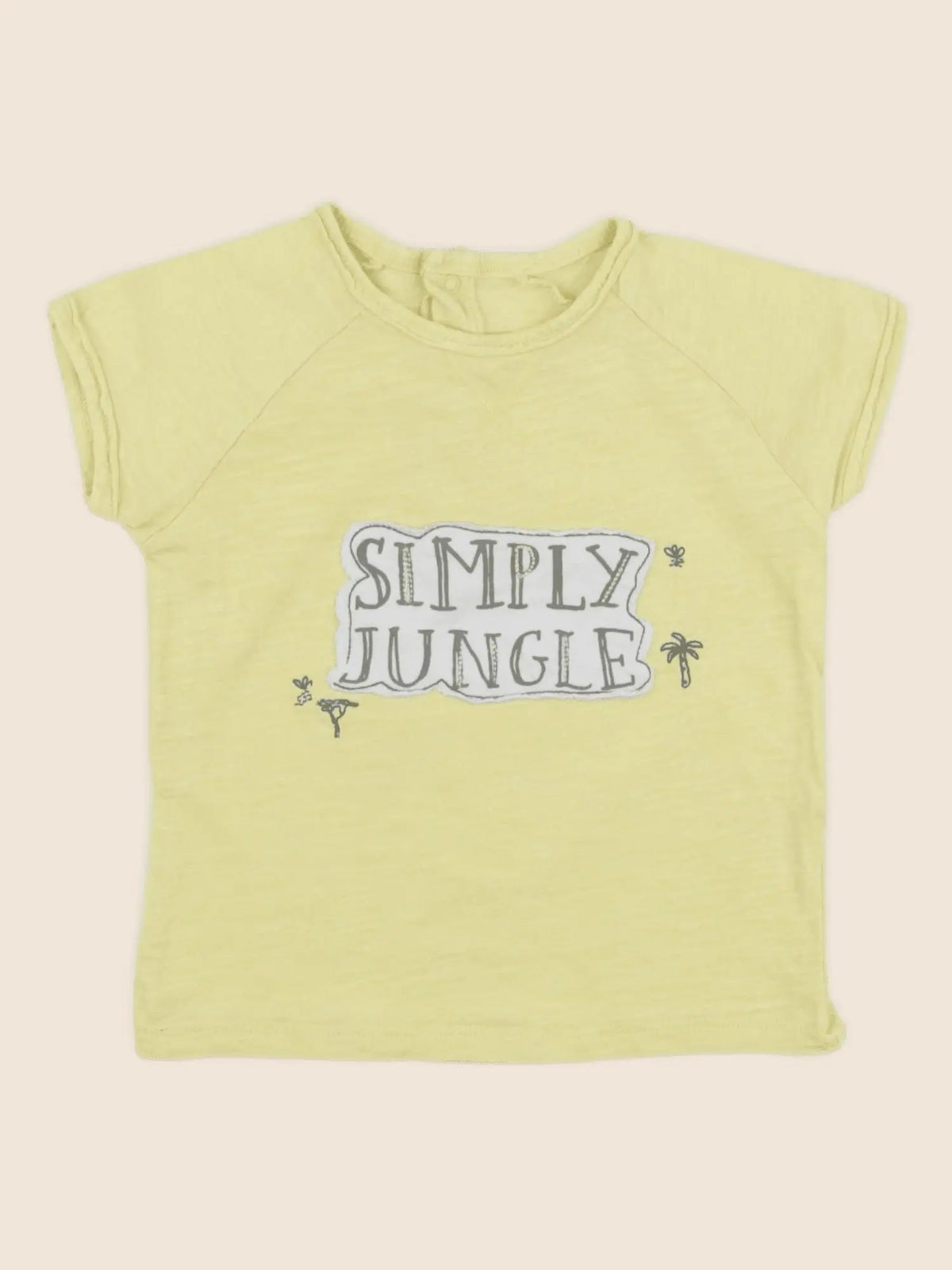 Vertbaudet - tee-shirt jaune - 18 mois
