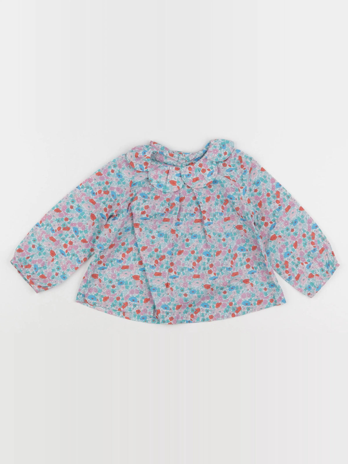 Jacadi - blouse liberty multicolore - 24 mois