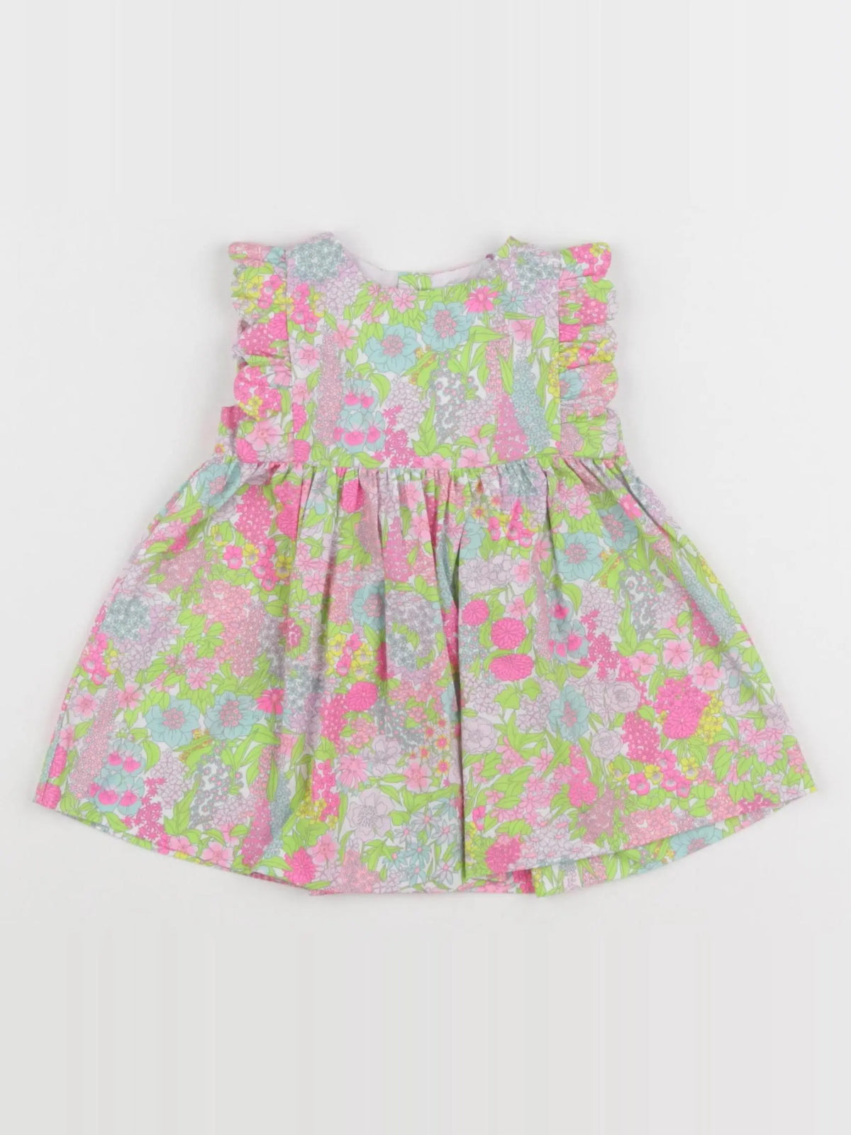 Jacadi - robe liberty multicolore - 3 mois