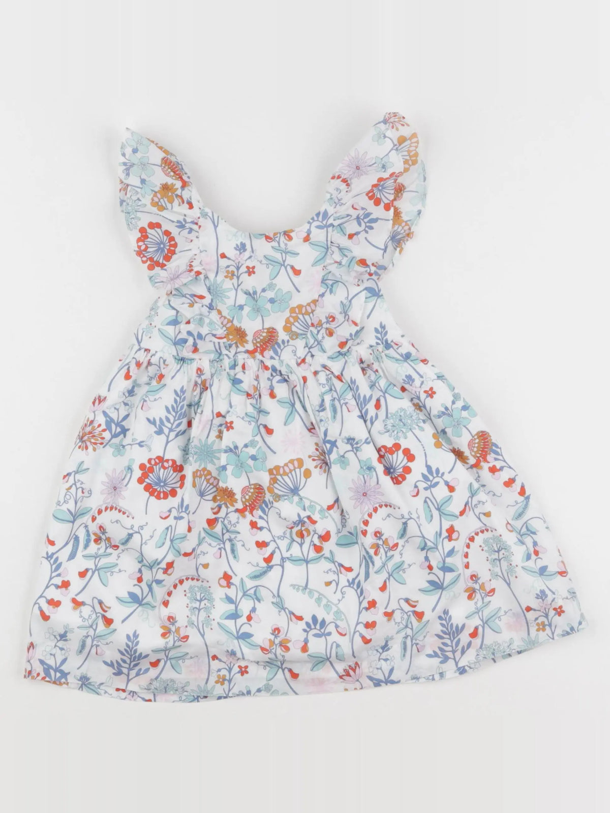 Jacadi - robe liberty multicolore - 18 mois