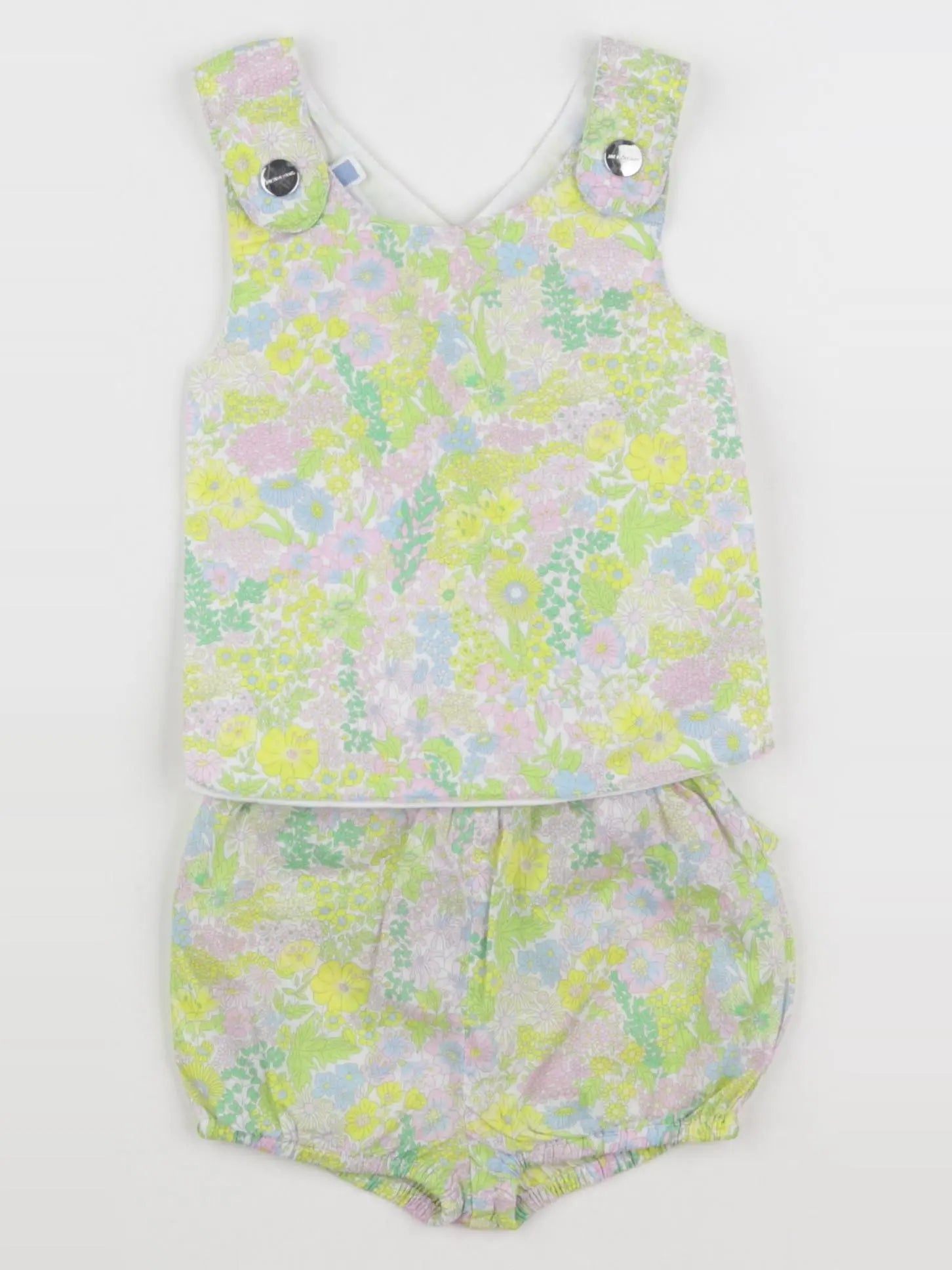 Jacadi - ensemble jaune, vert - 6 mois