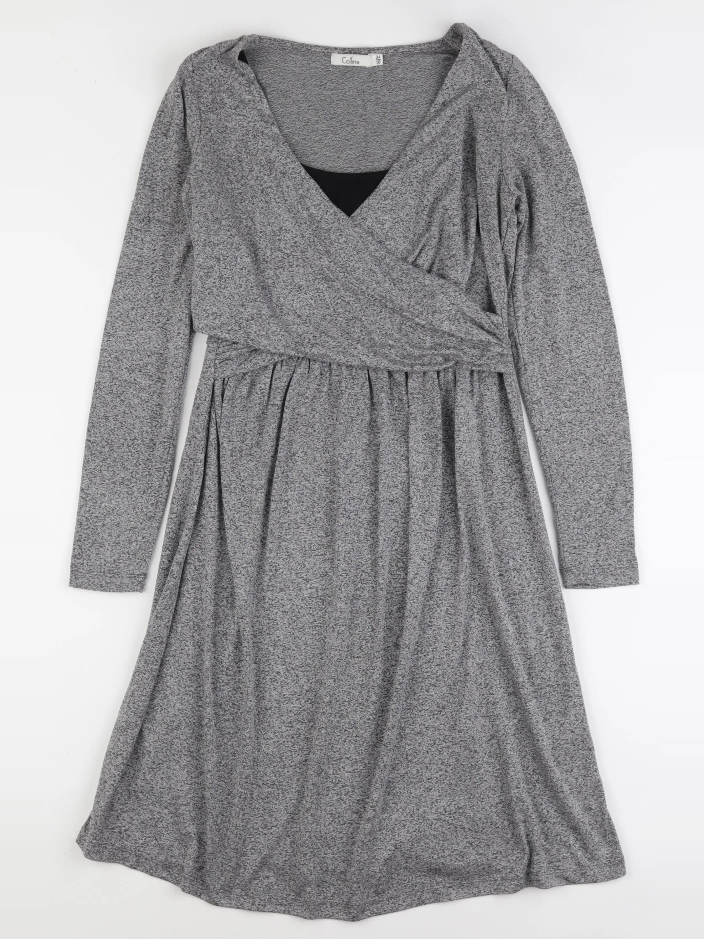 Vertbaudet - robe grossesse, allaitement gris - 34 à 36