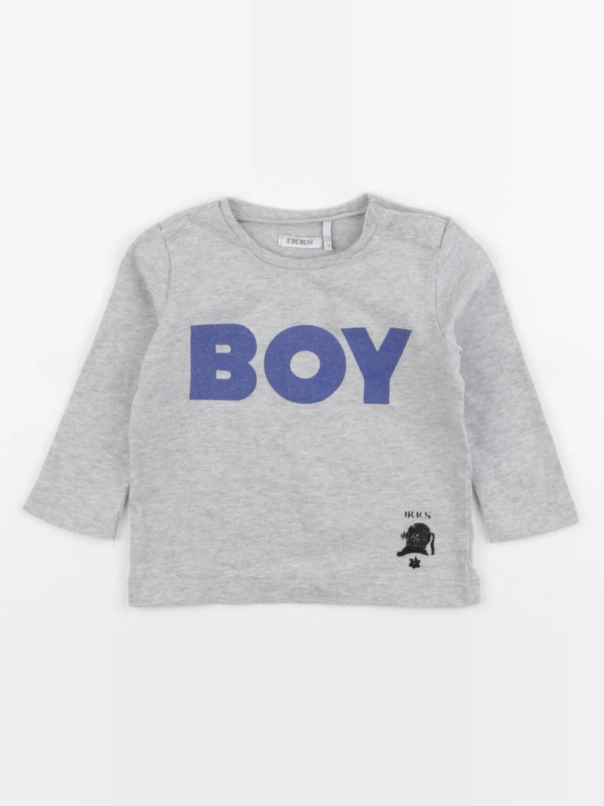 IKKS - tee-shirt gris - 12 mois