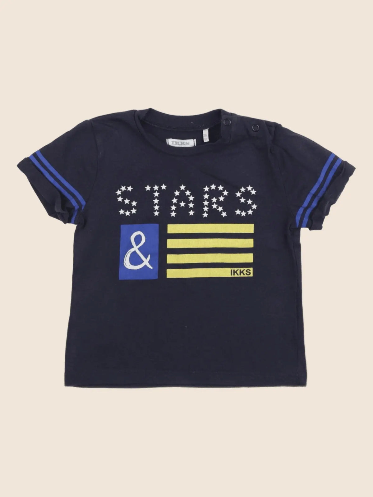 IKKS - tee-shirt bleu - 18 mois