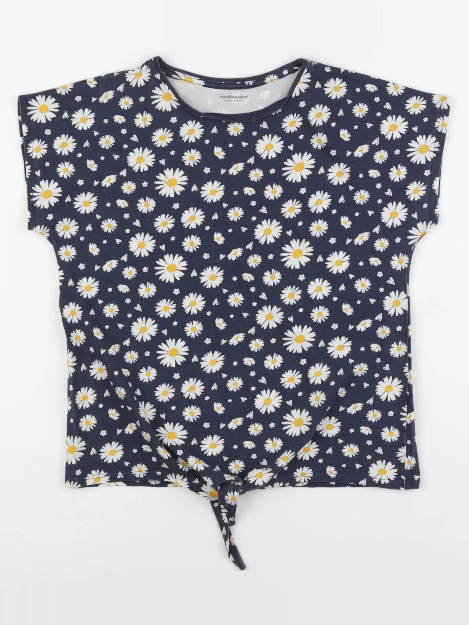 Vertbaudet - tee-shirt bleu - 10 ans