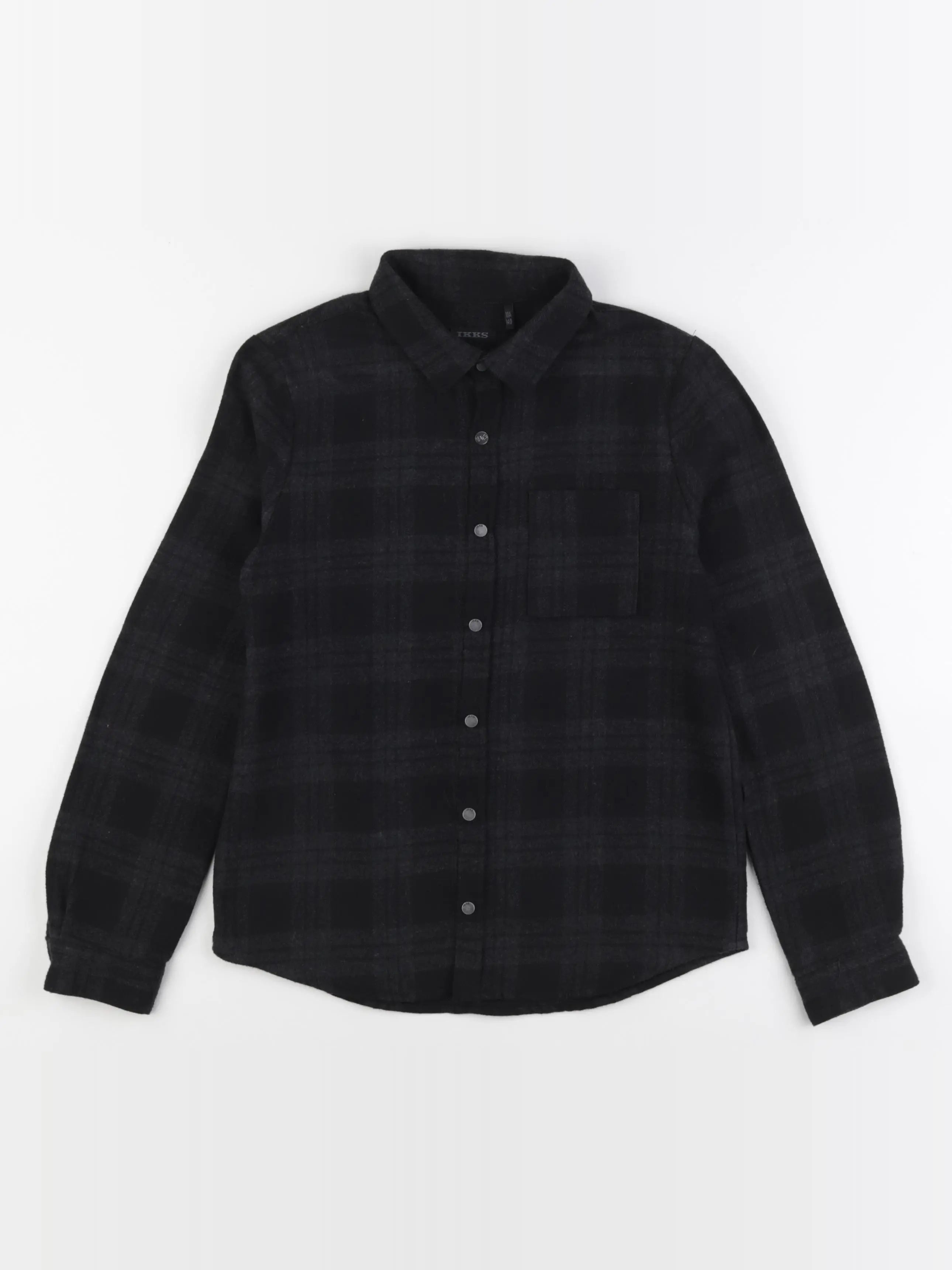 IKKS - chemise noir - 10 ans