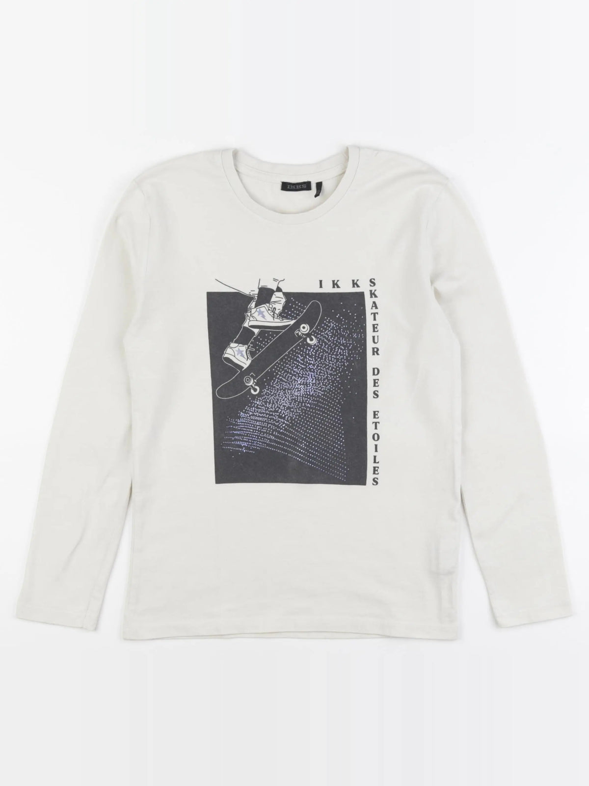 IKKS - tee-shirt beige - 10 ans