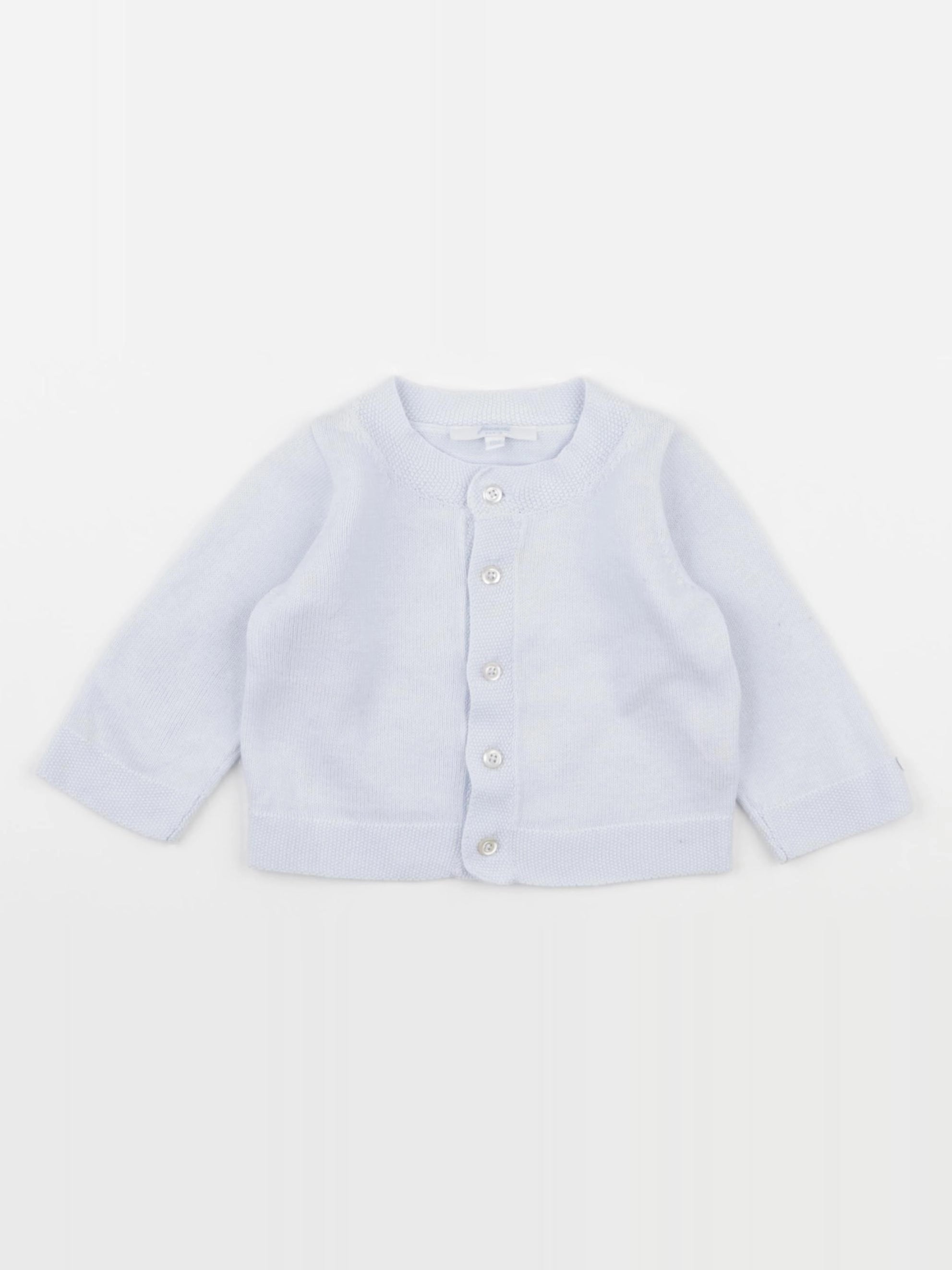 Jacadi - gilet bleu - 6 mois