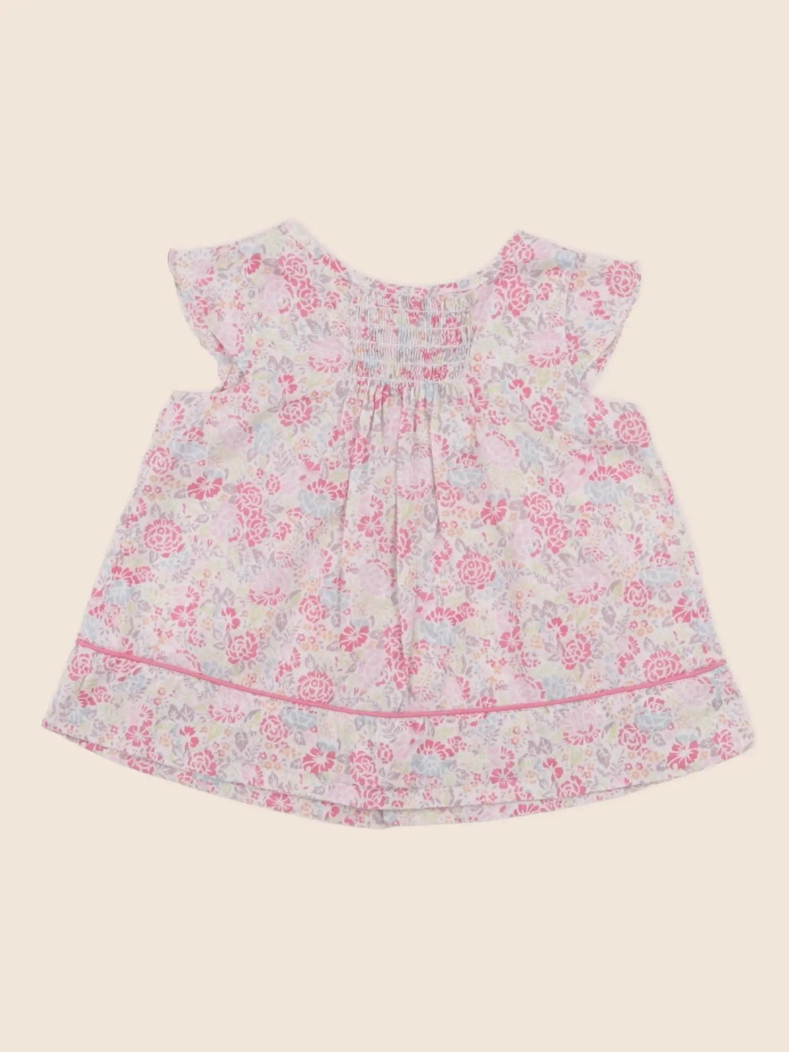 Jacadi - robe liberty multicolore - 6 mois
