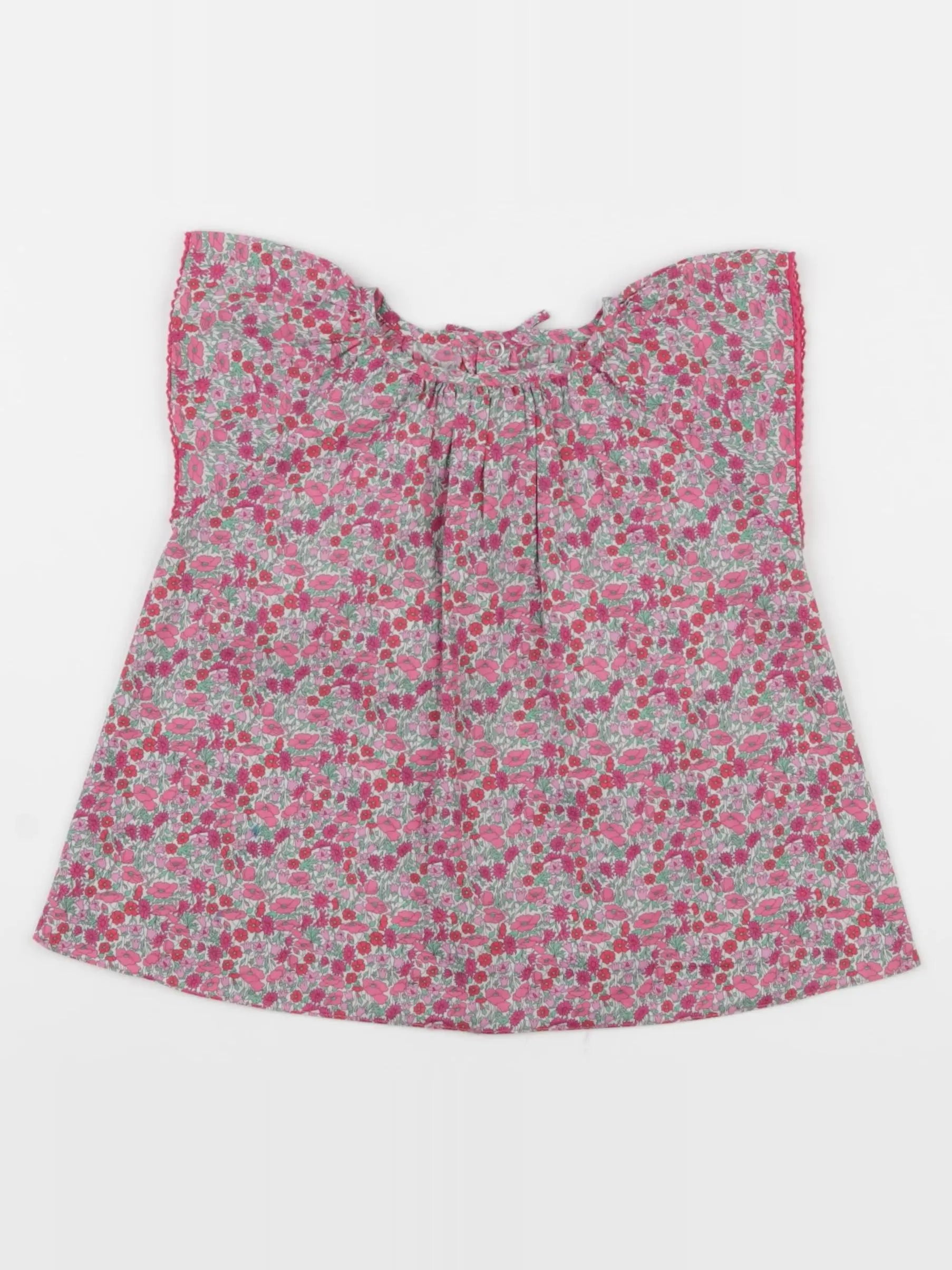 Jacadi - blouse liberty rose - 24 mois