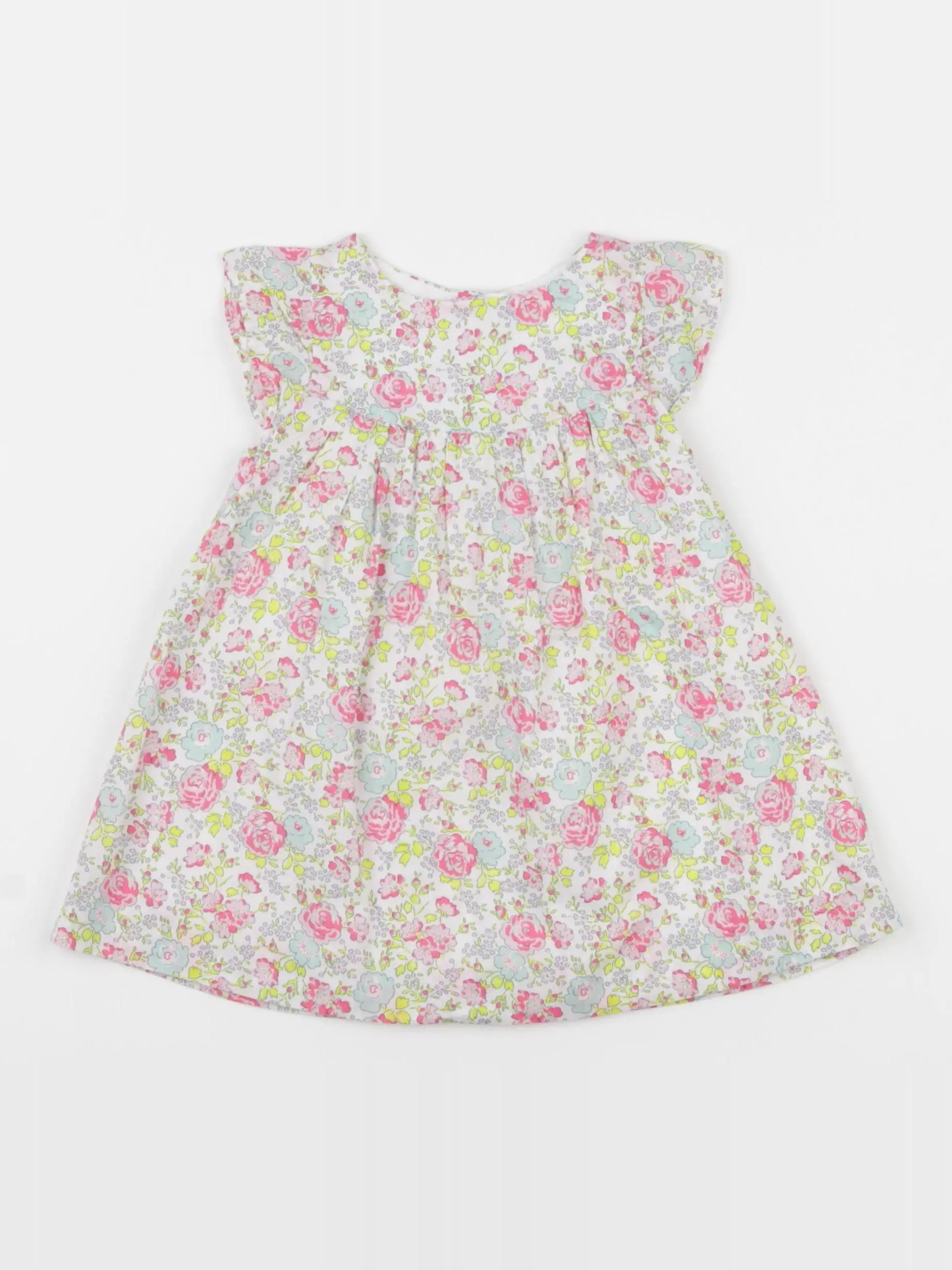 Jacadi - robe liberty multicolore - 6 mois