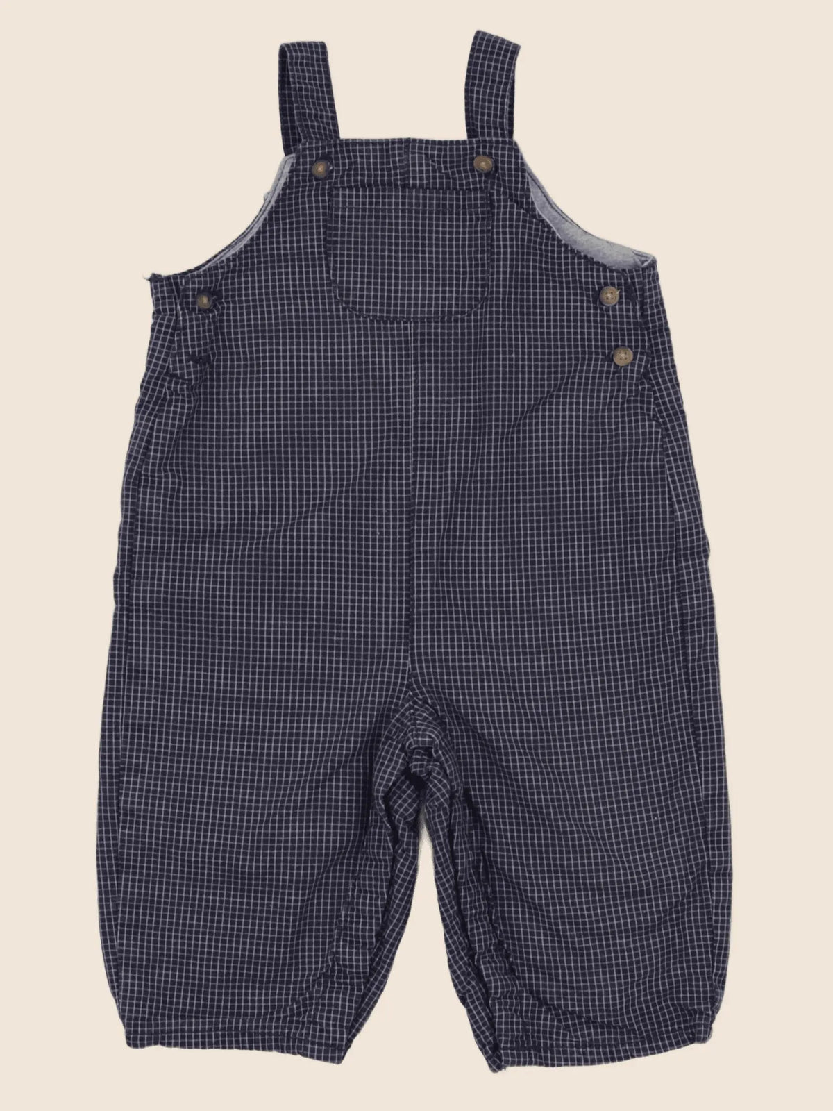 Boutchou - salopette doublé bleu - 6 mois