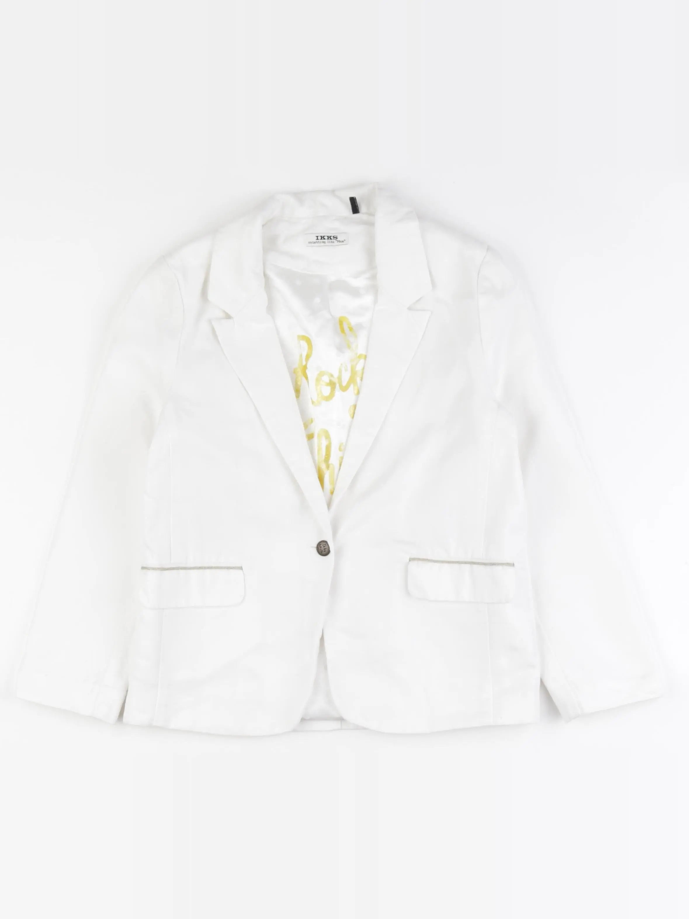 IKKS - veste blanc - 8 ans