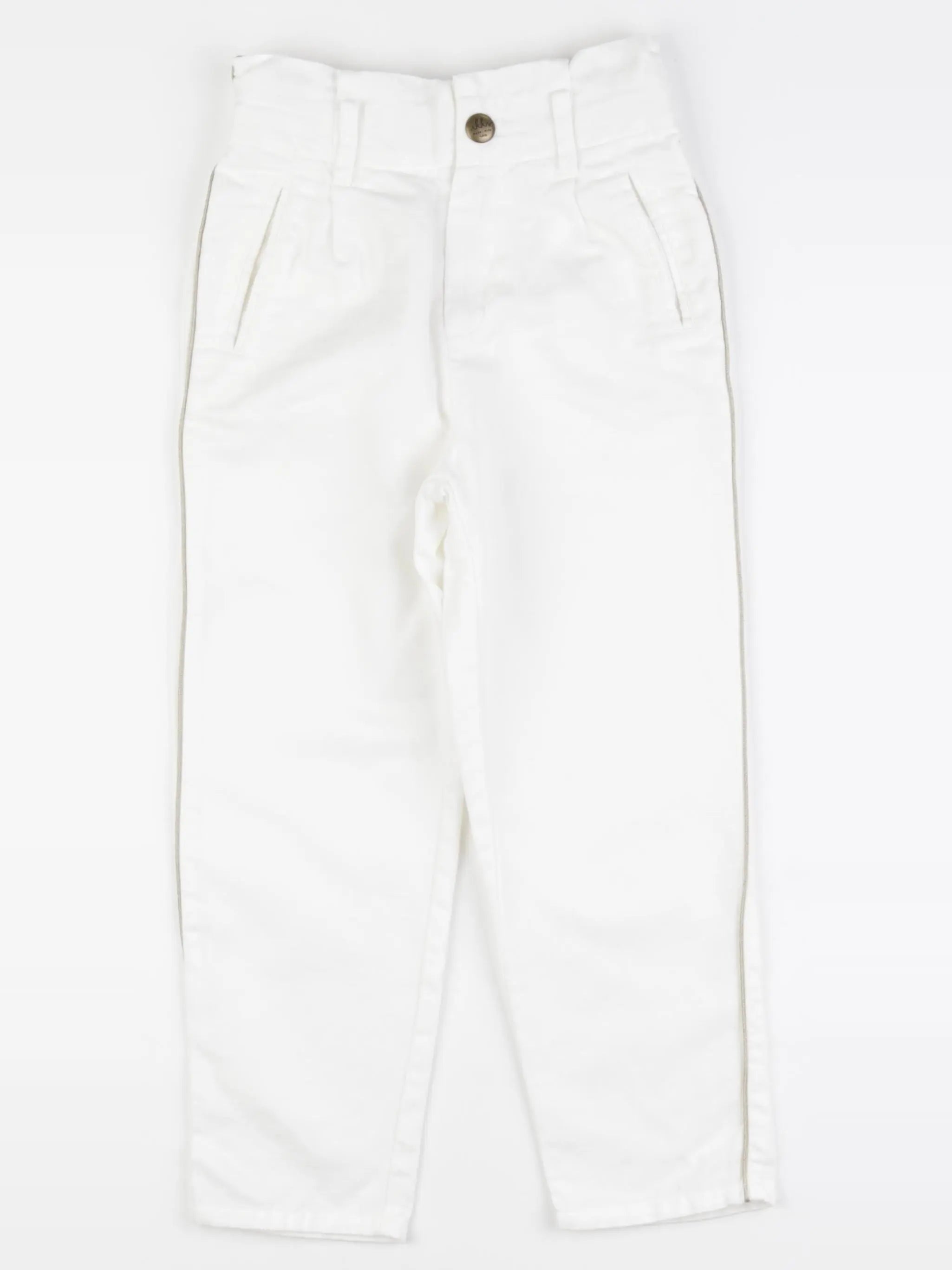 IKKS - pantalon blanc - 8 ans