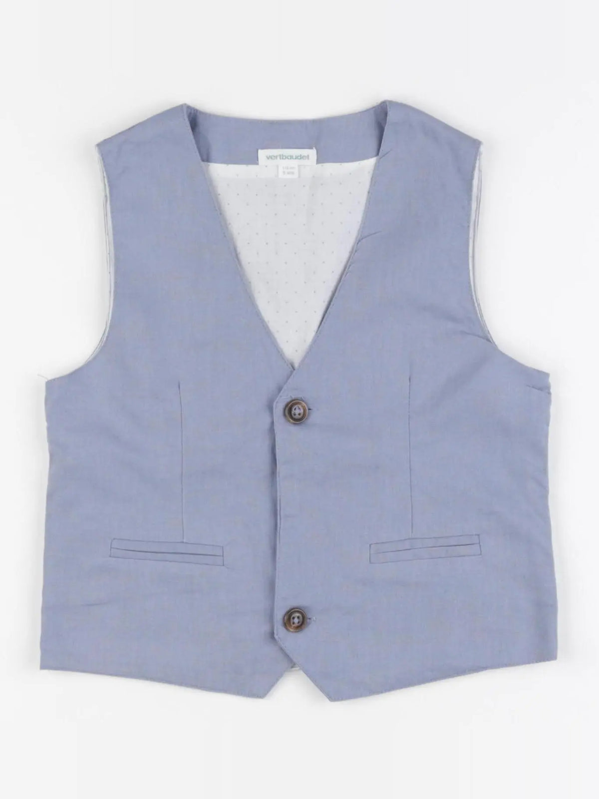 Vertbaudet - gilet bleu - 5 ans