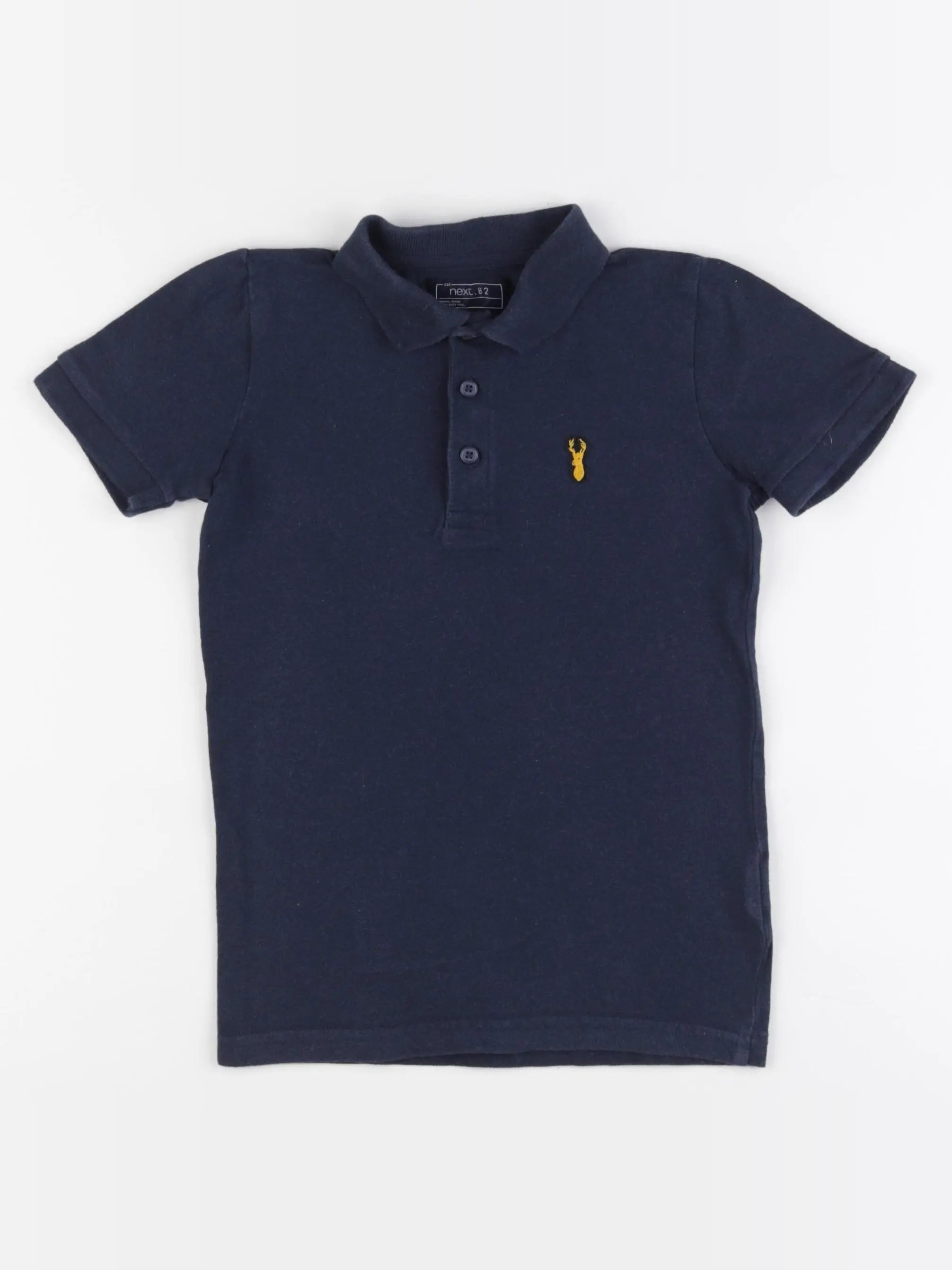 Next - polo bleu - 6 ans