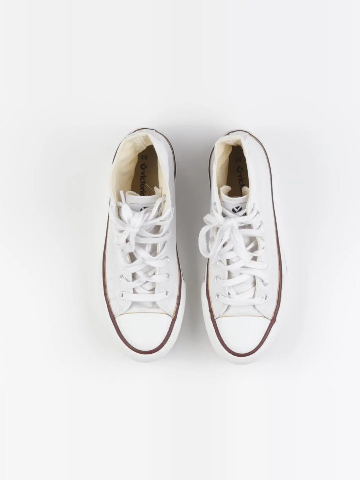 Victoria - tennis à scratch/ lacets blanc - pointure 36