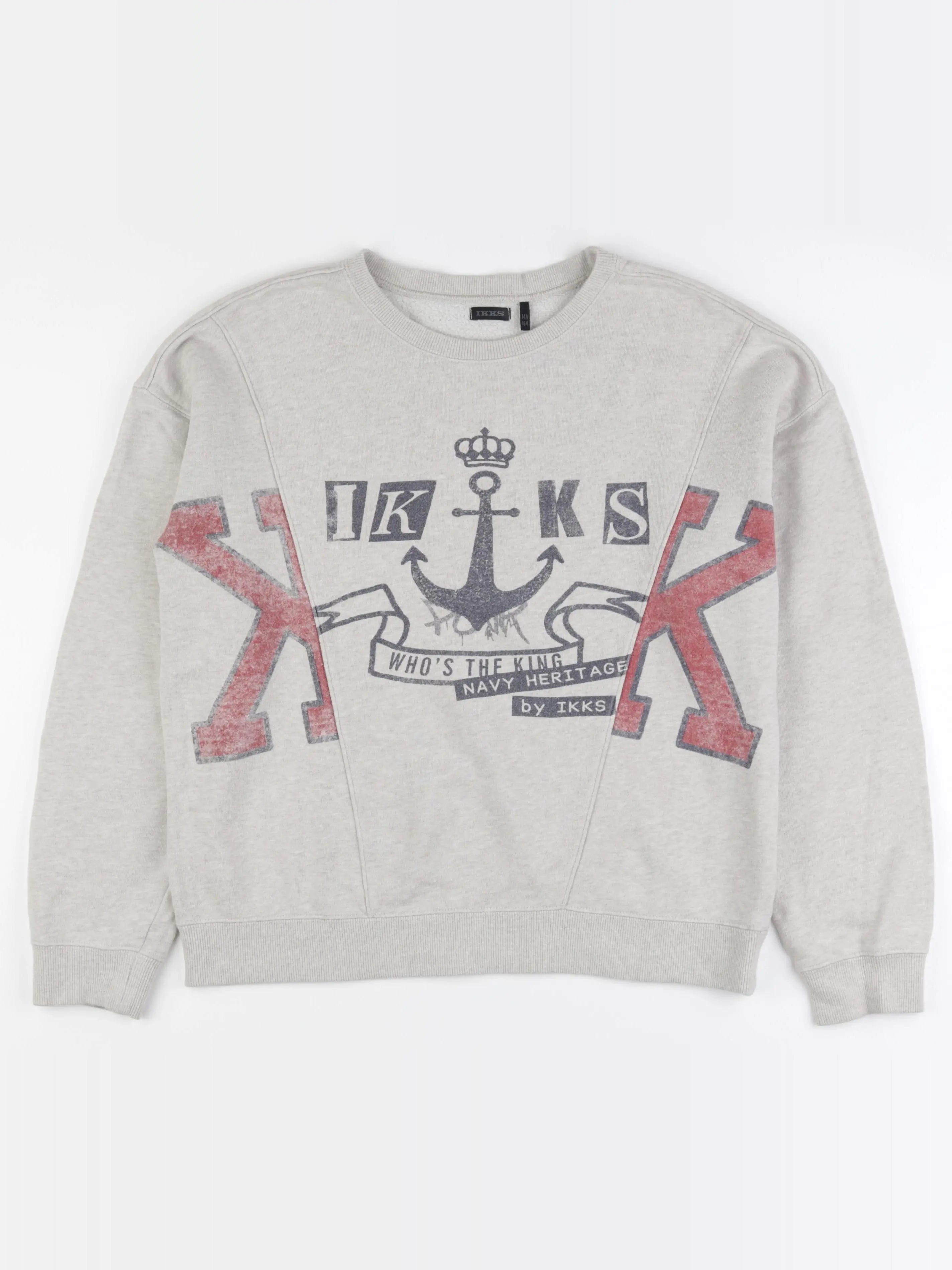 IKKS - sweat beige - 14 ans