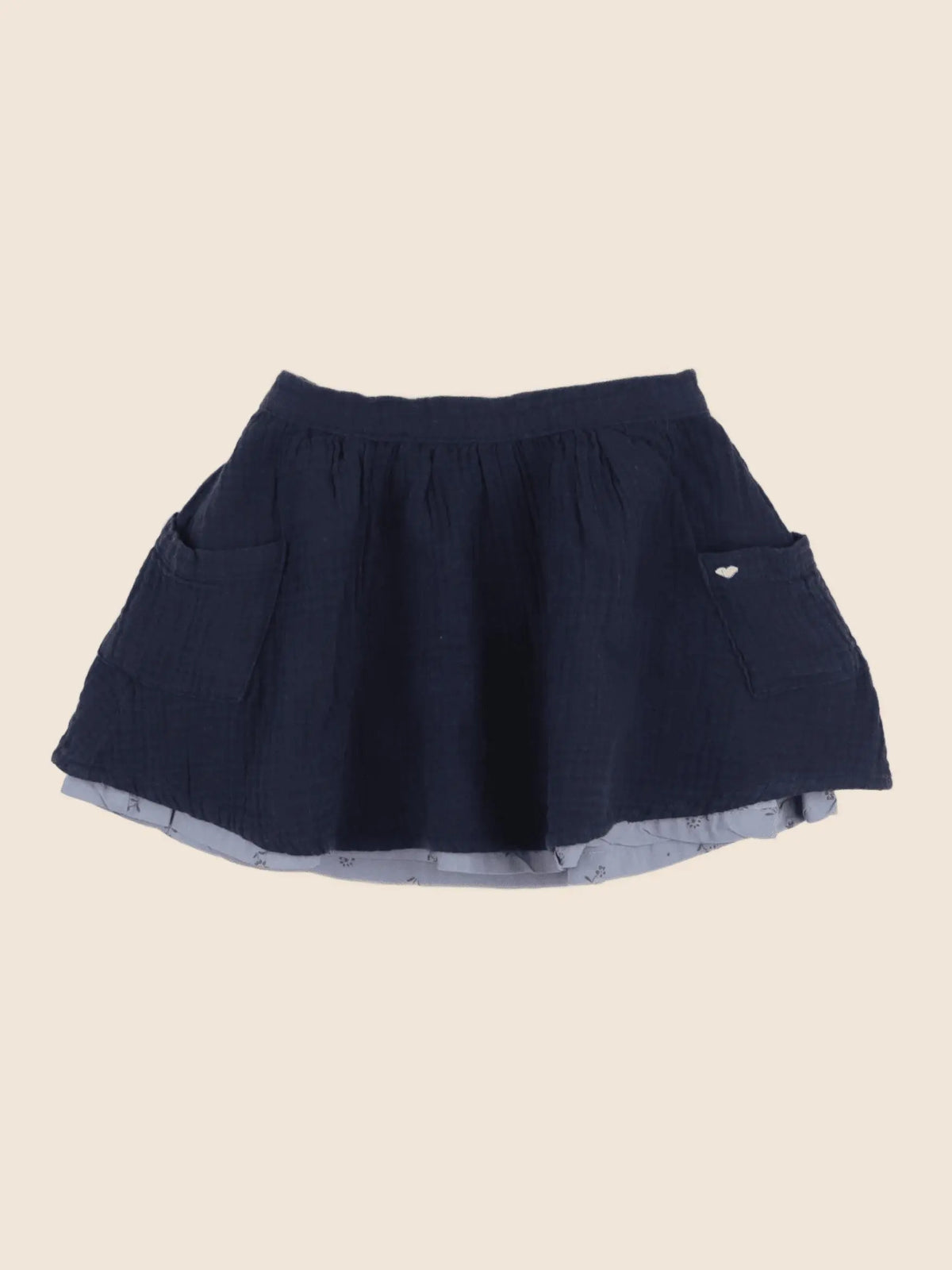 Vertbaudet - jupe bleu - 4 ans