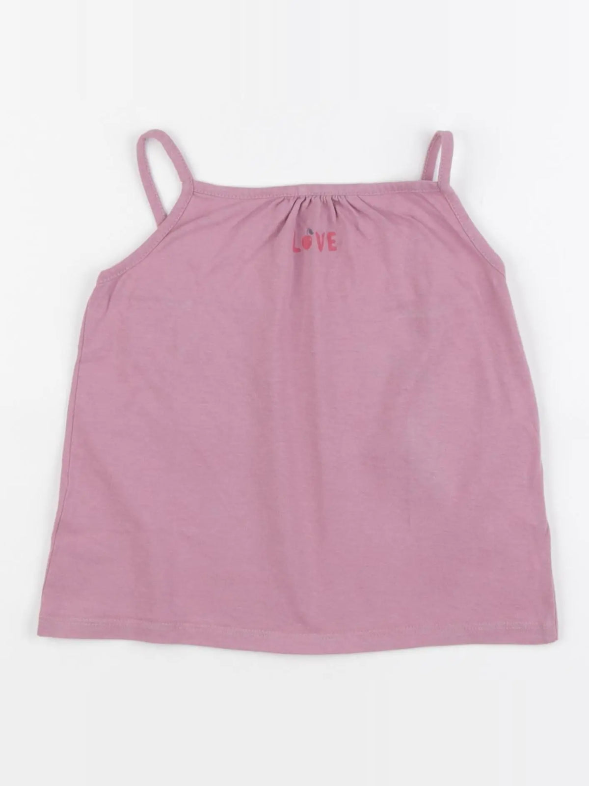 Vertbaudet - débardeur rose - 4 ans