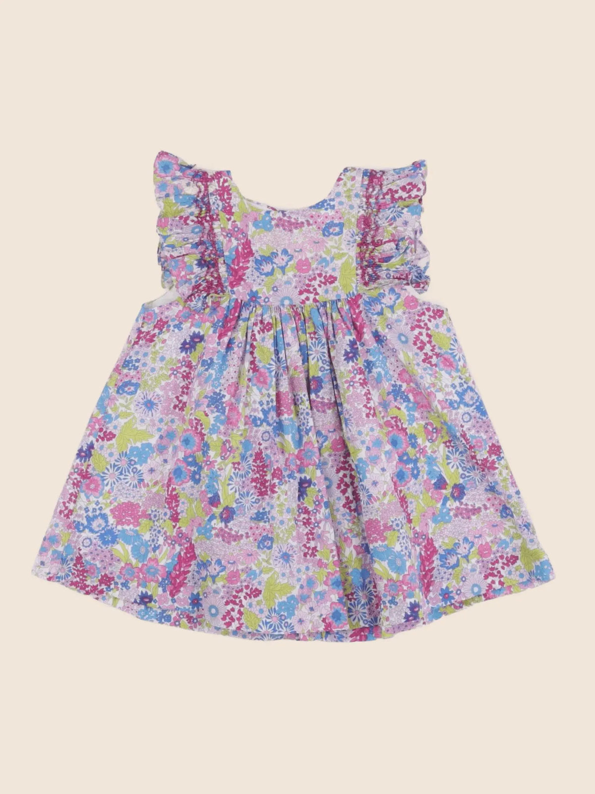 Jacadi - robe liberty multicolore - 6 mois