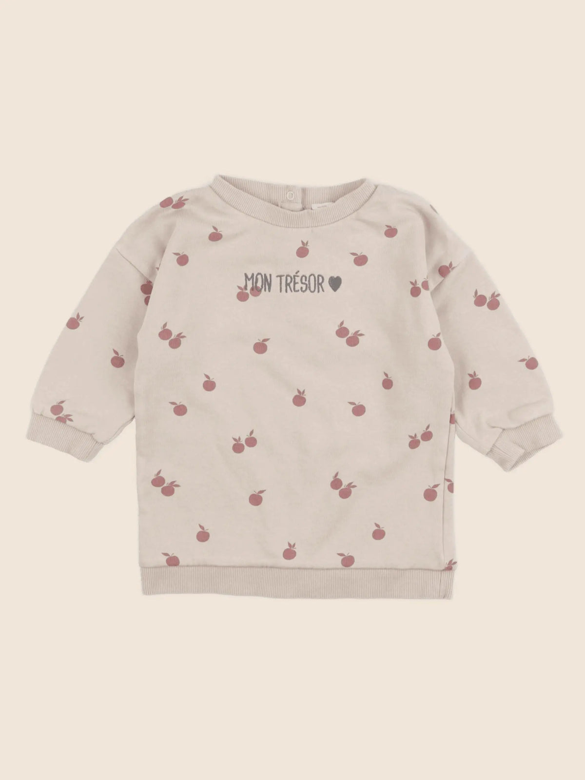 Vertbaudet - robe beige - 18 mois