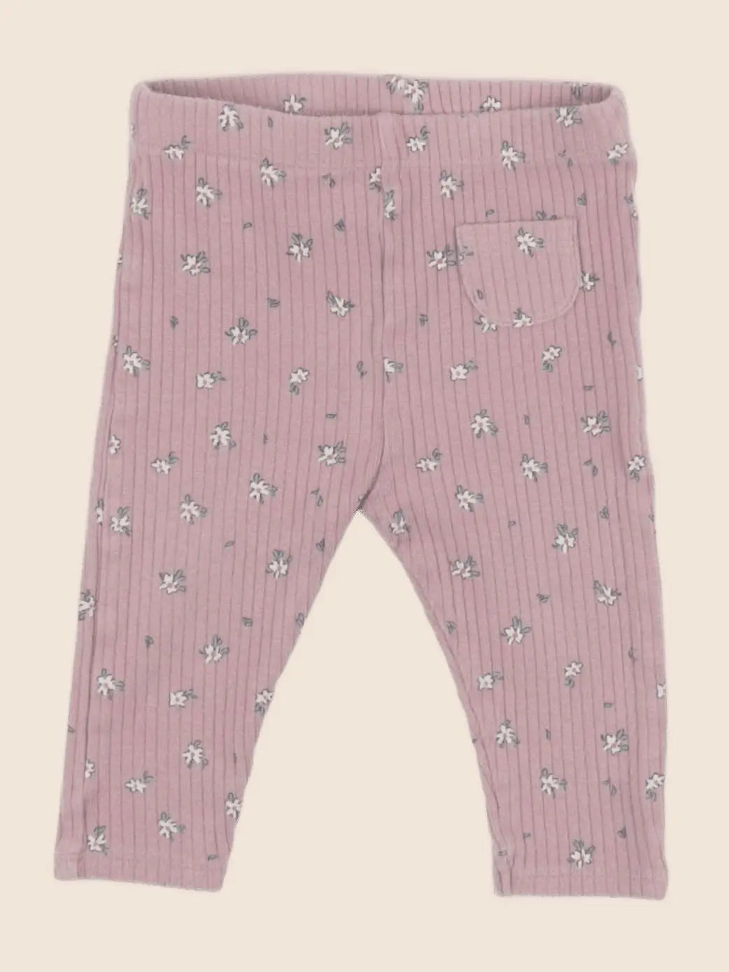 Vertbaudet - legging rose - 6 mois