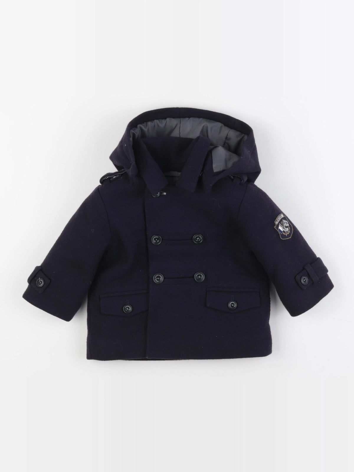Jacadi - manteau bleu - 6 mois