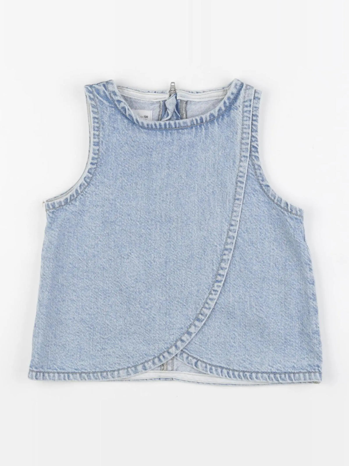 Mango - blouse bleu - 8/9 ans