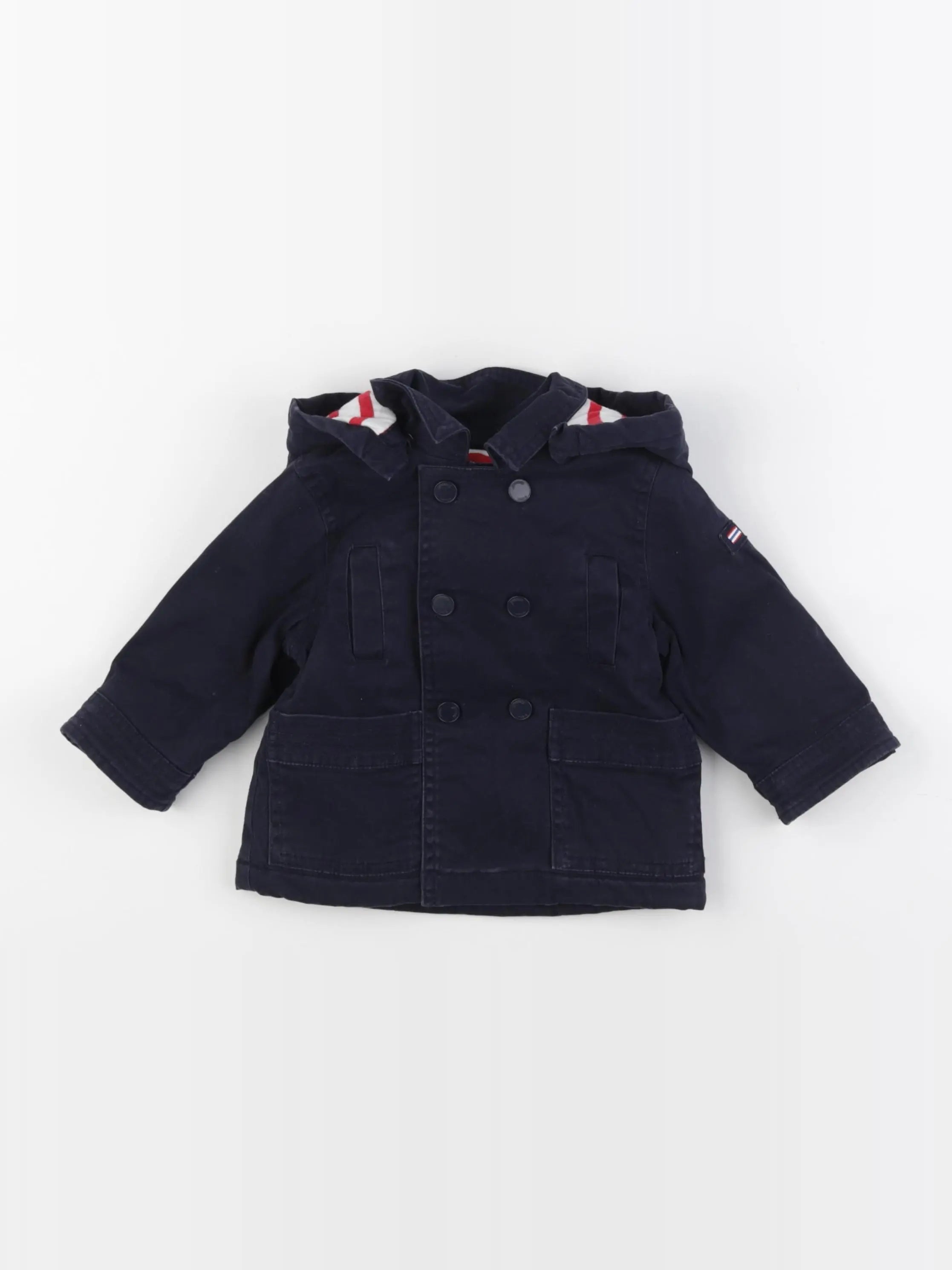 Jacadi - trench bleu - 12 mois