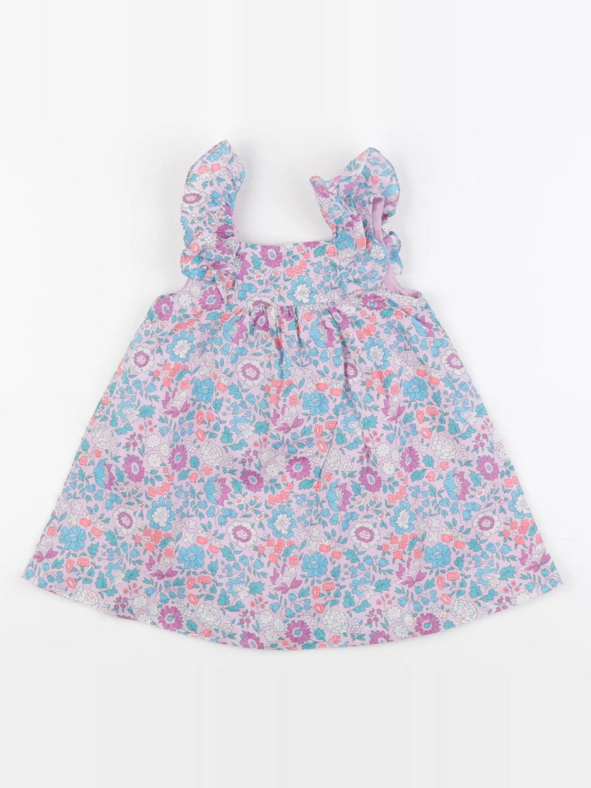 Jacadi - robe liberty multicolore - 18 mois