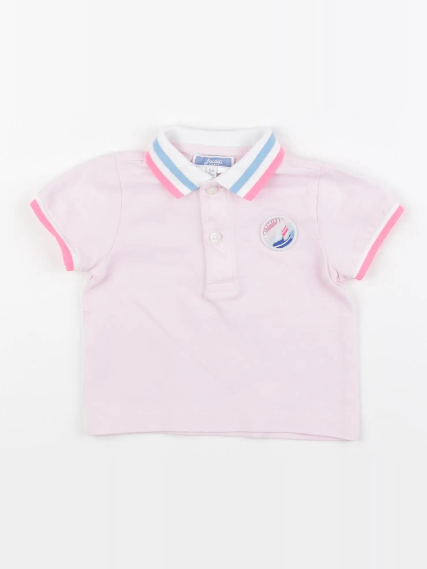 Jacadi - polo rose - 6 mois