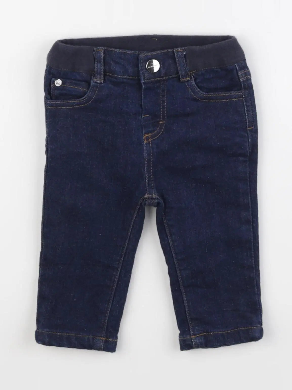 Jacadi - jean doublé bleu - 6 mois