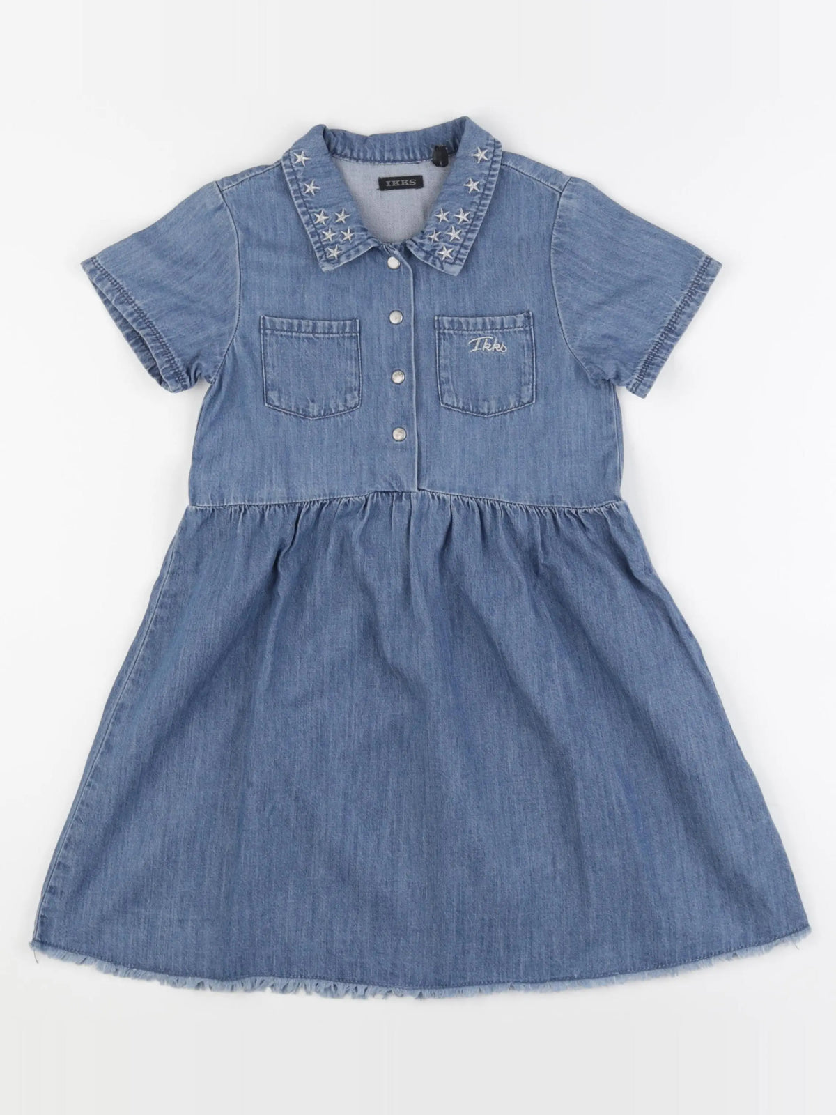 IKKS - robe bleu - 6 ans