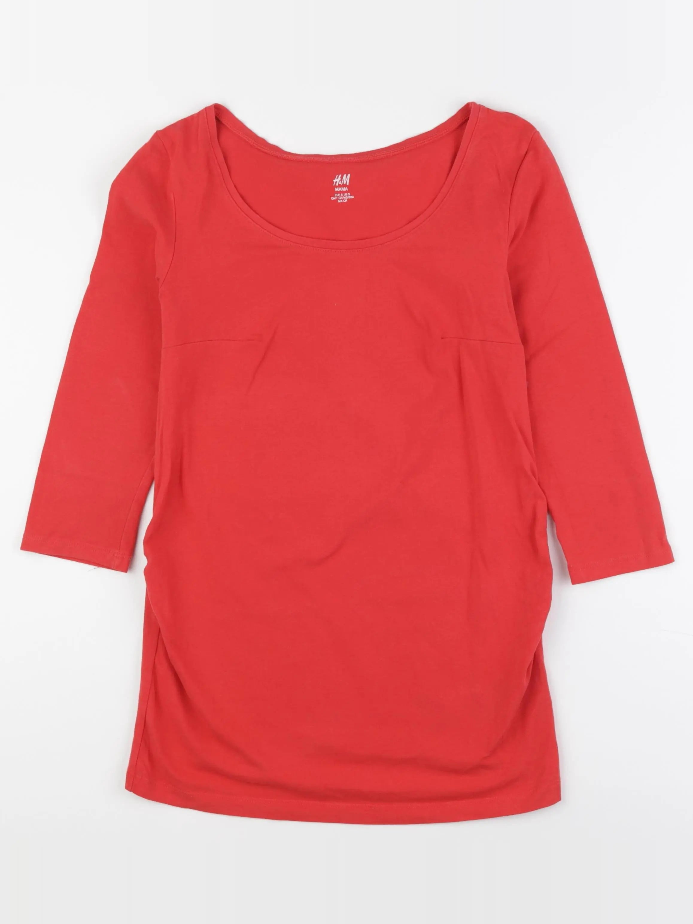 H&M - robe grossesse rouge - 36 à 38