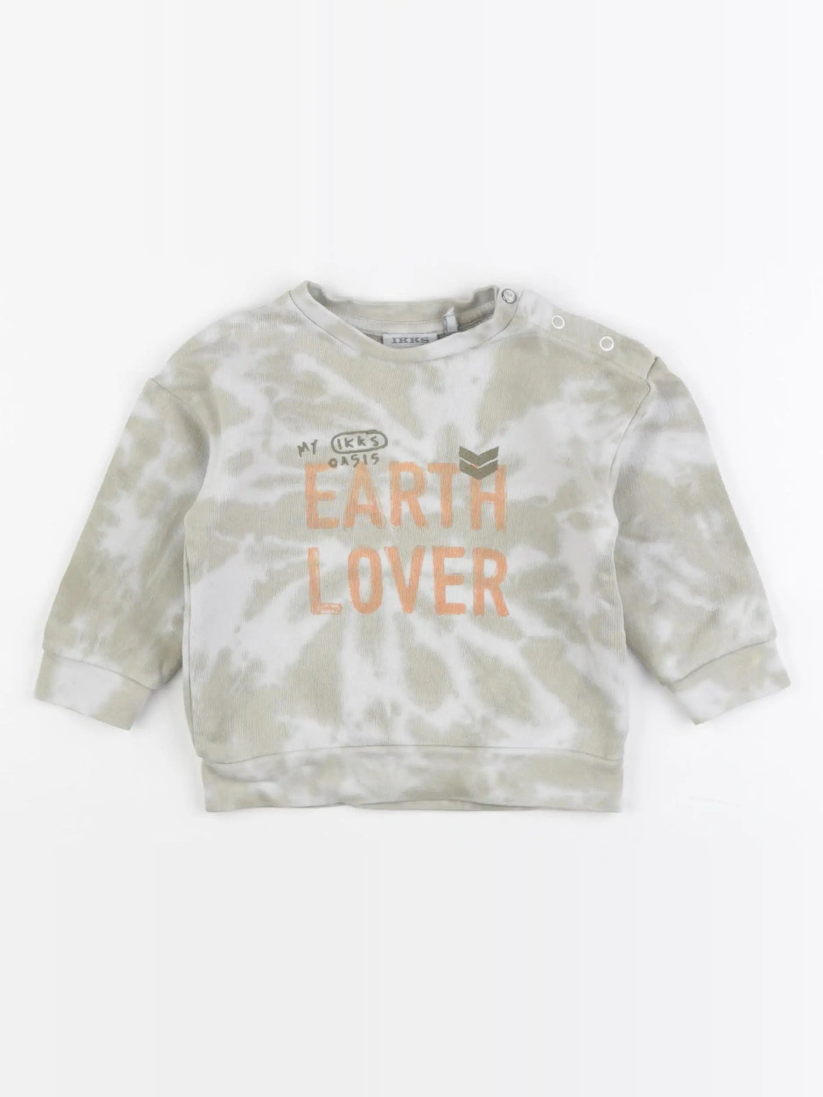 IKKS - sweat vert - 12 mois