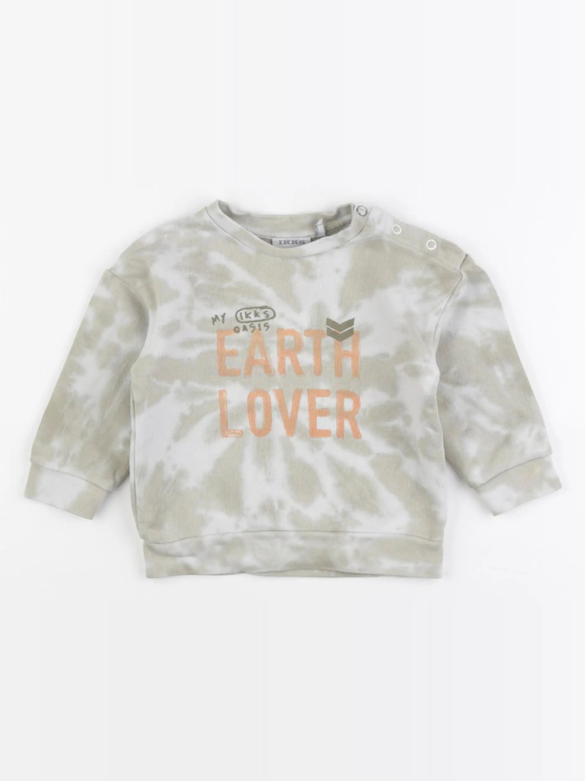 IKKS - sweat vert - 12 mois