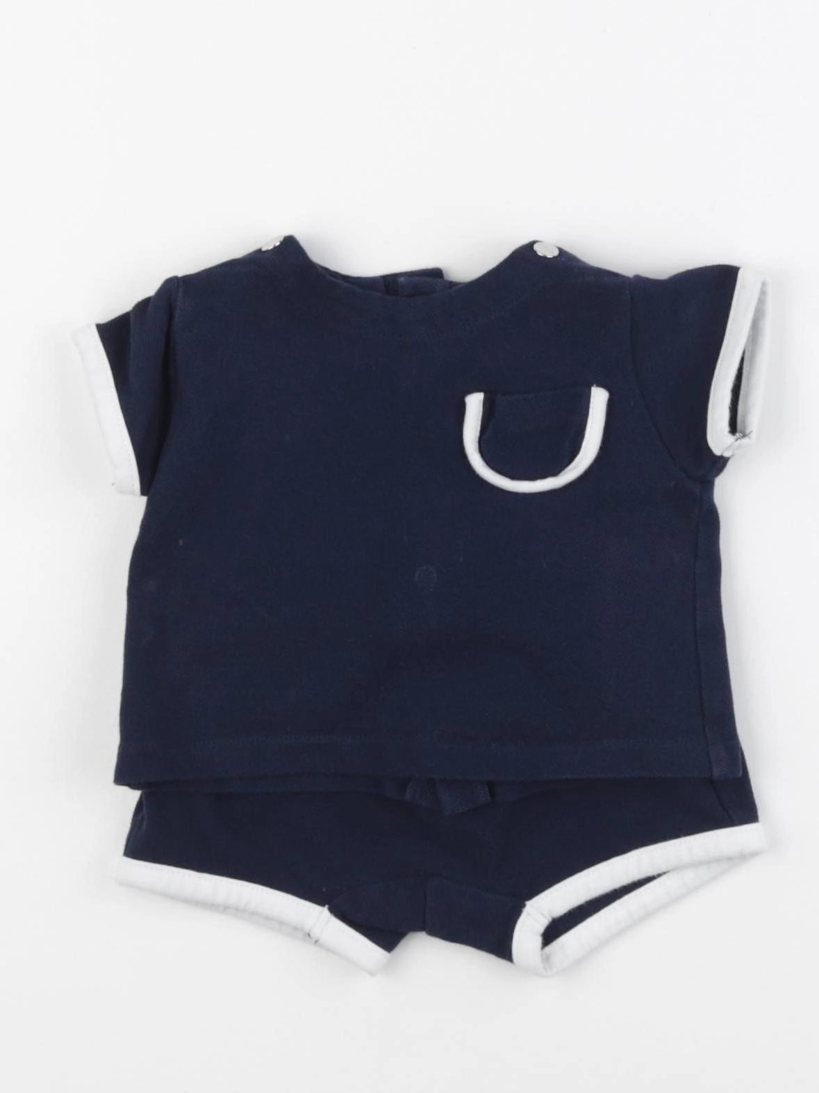 Jacadi - ensemble bleu - 3 mois