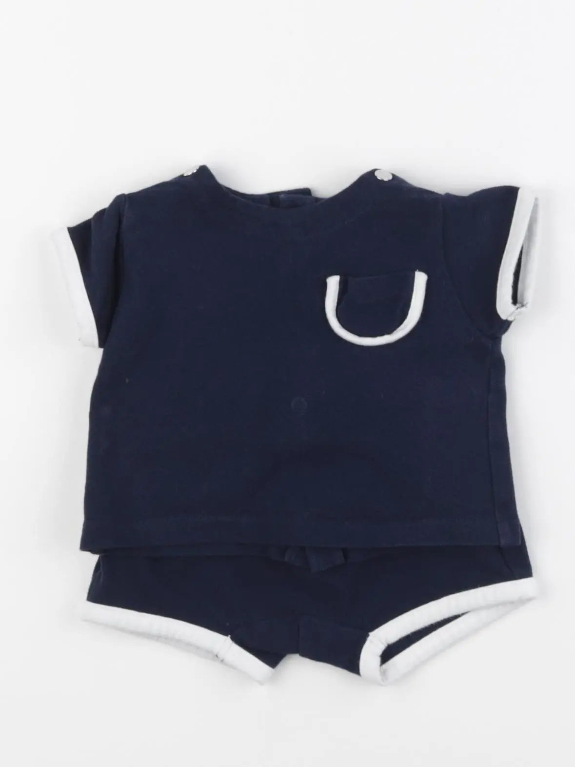 Jacadi - ensemble bleu - 3 mois