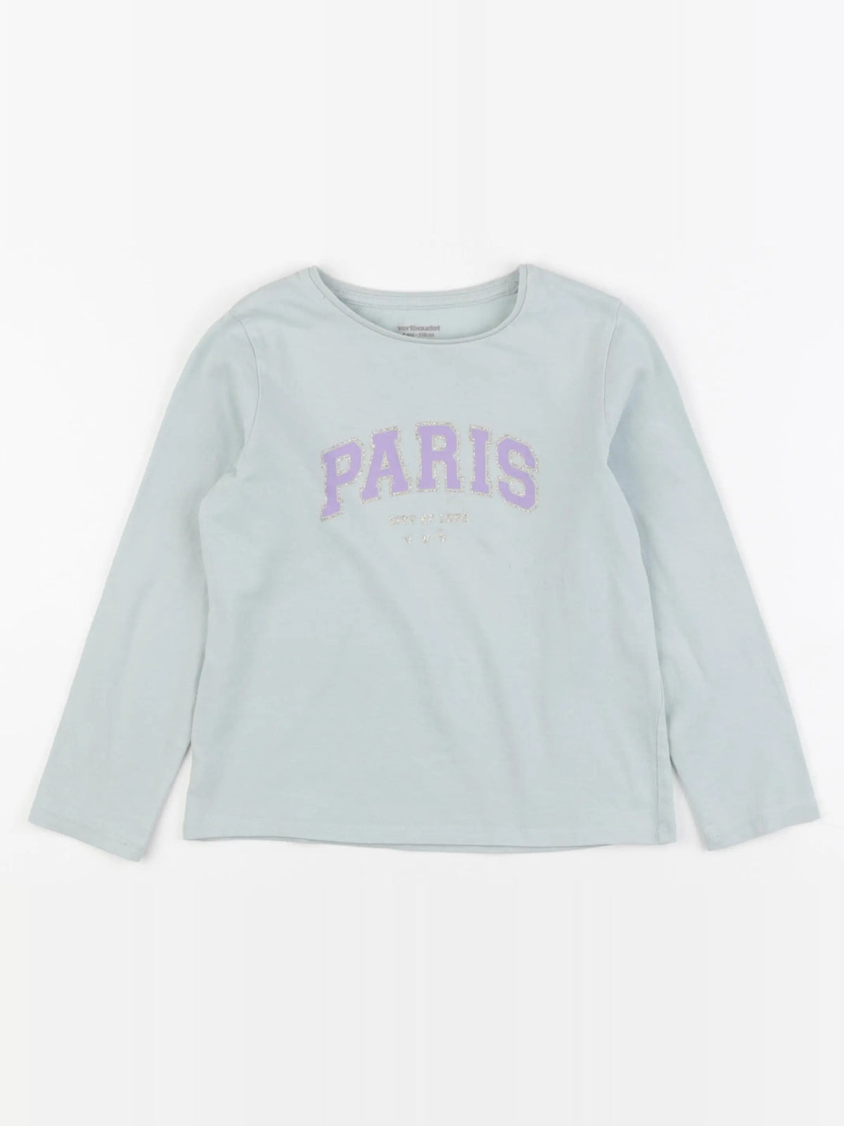 Vertbaudet - tee-shirt vert - 6 ans