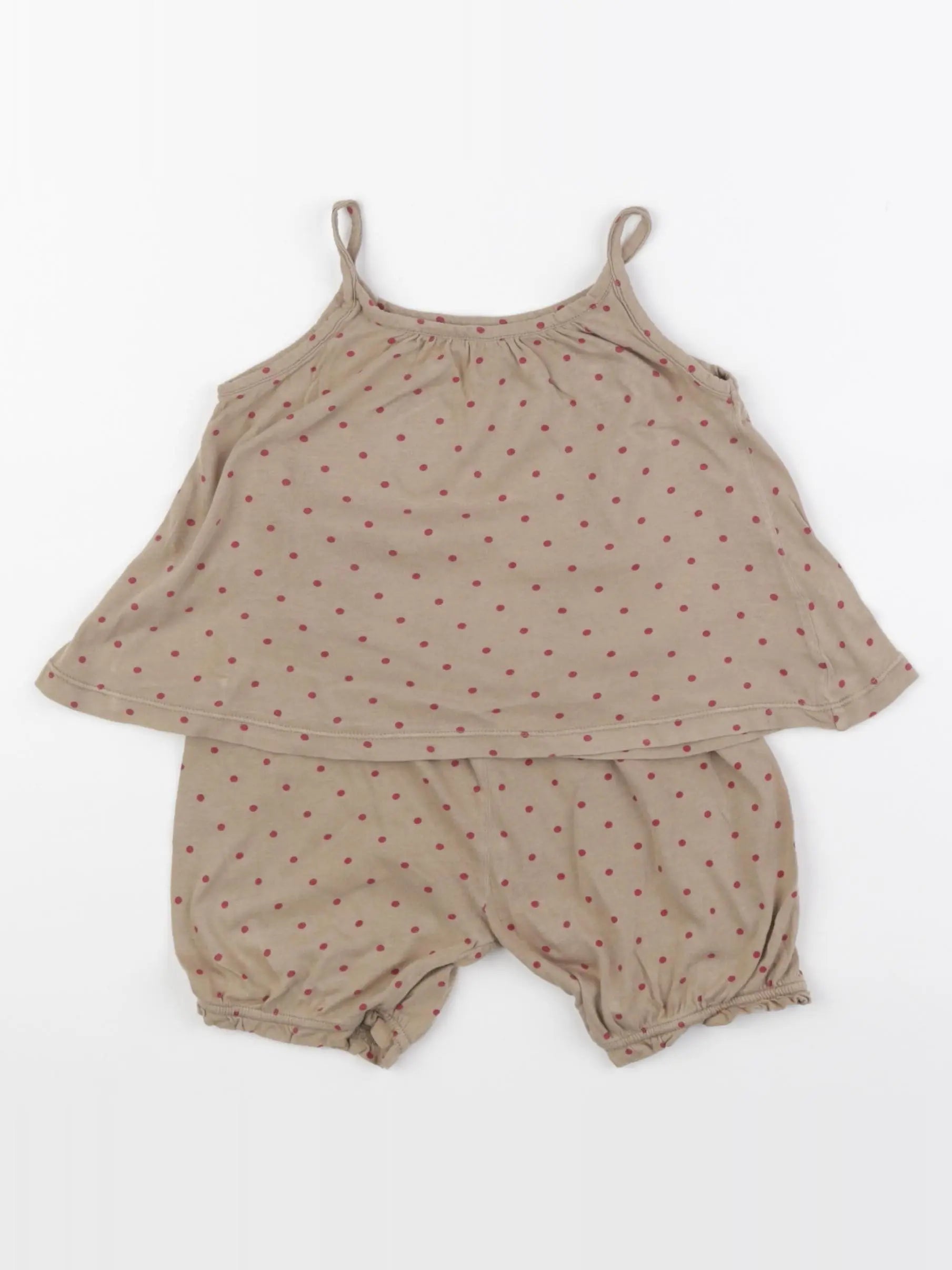 Bonton - ensemble beige - 1 mois