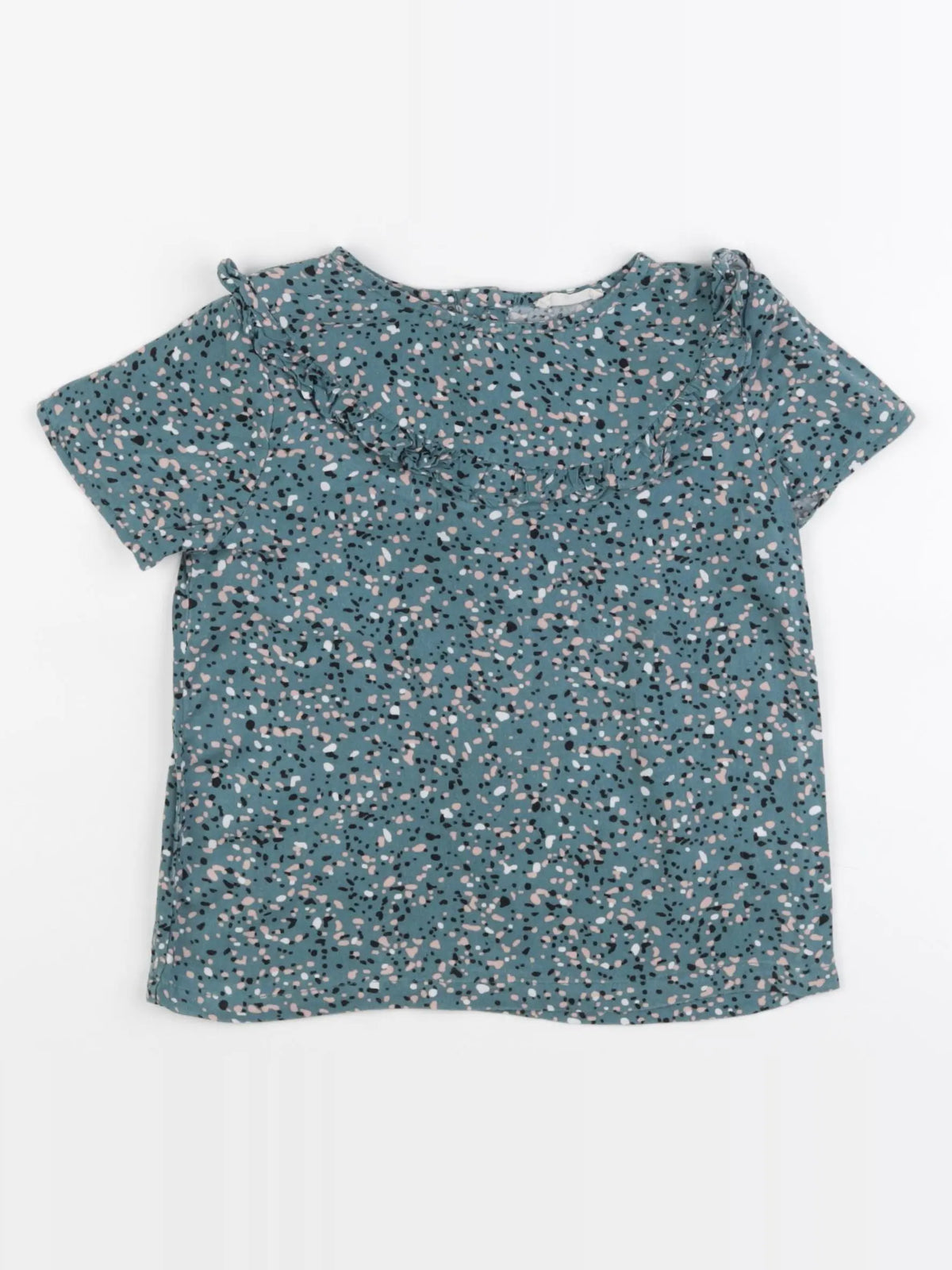 Little Cigogne - blouse vert - 5 ans