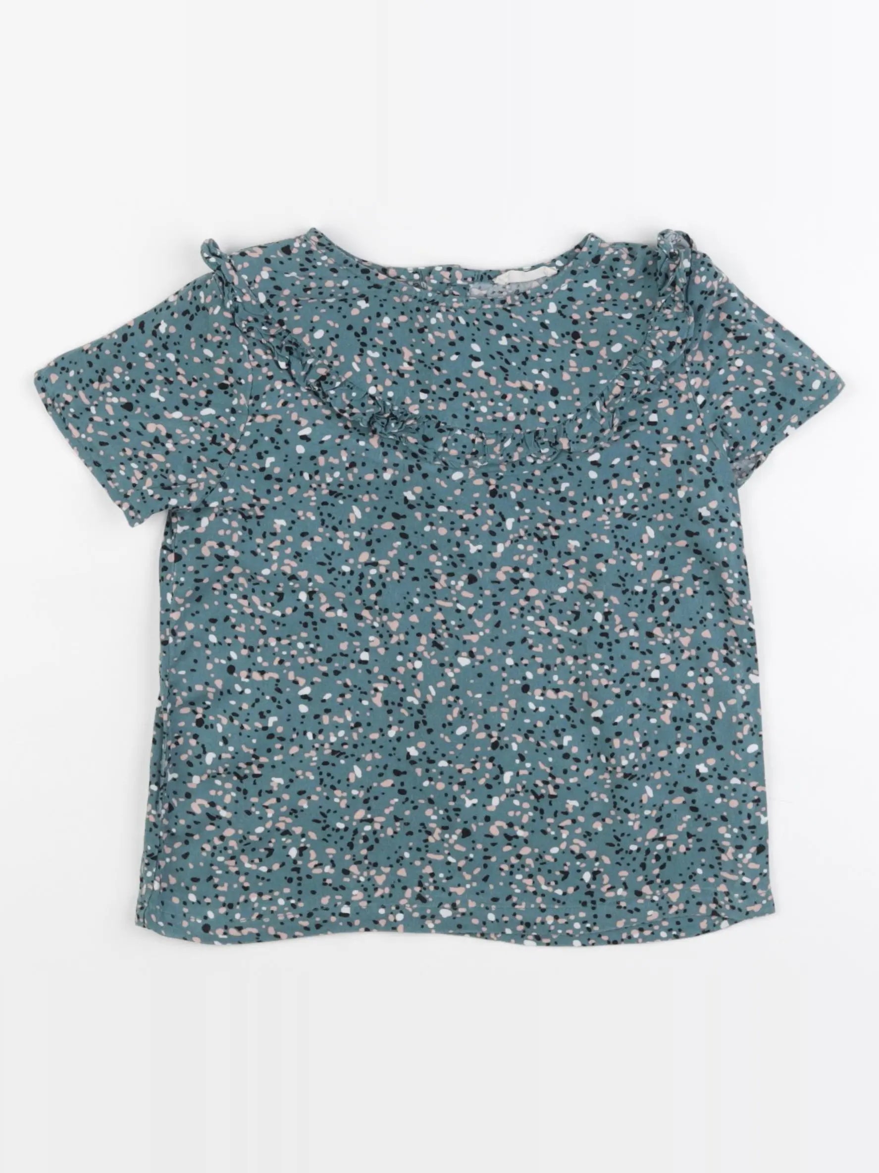 Little Cigogne - blouse vert - 5 ans
