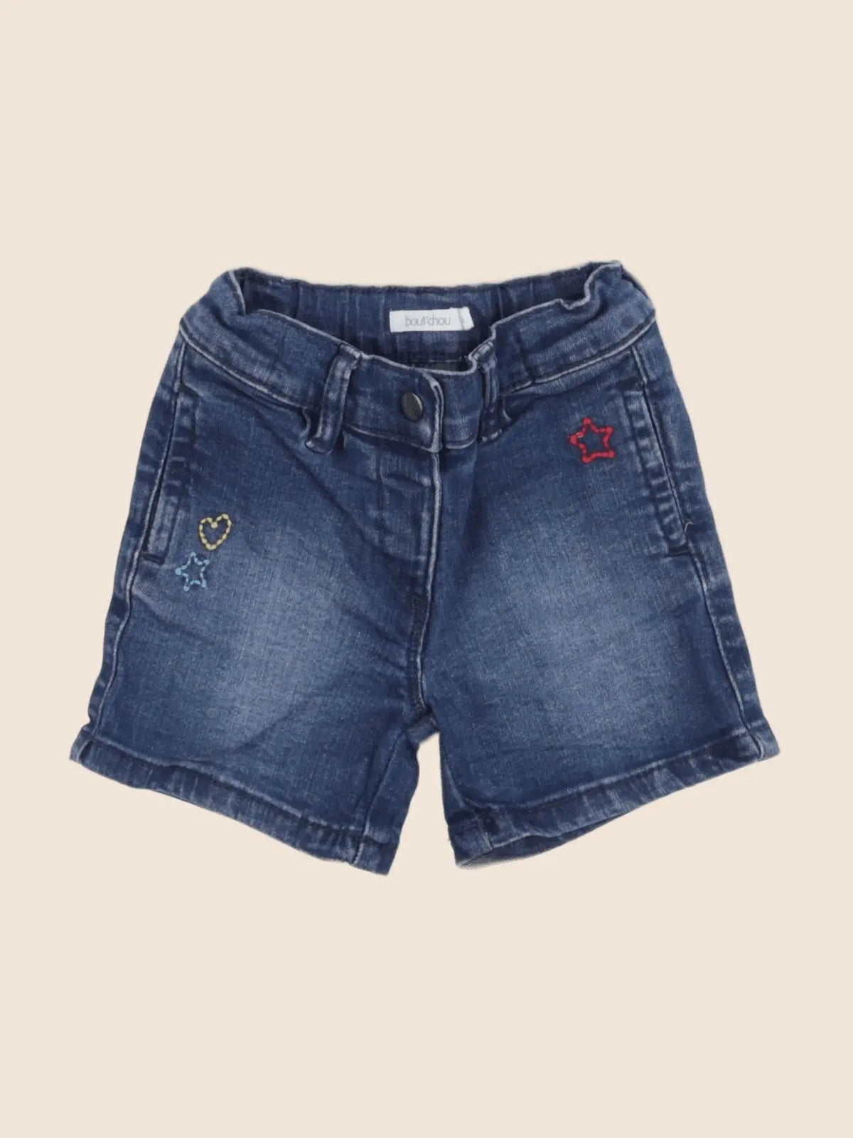 Boutchou - short bleu - 9 mois